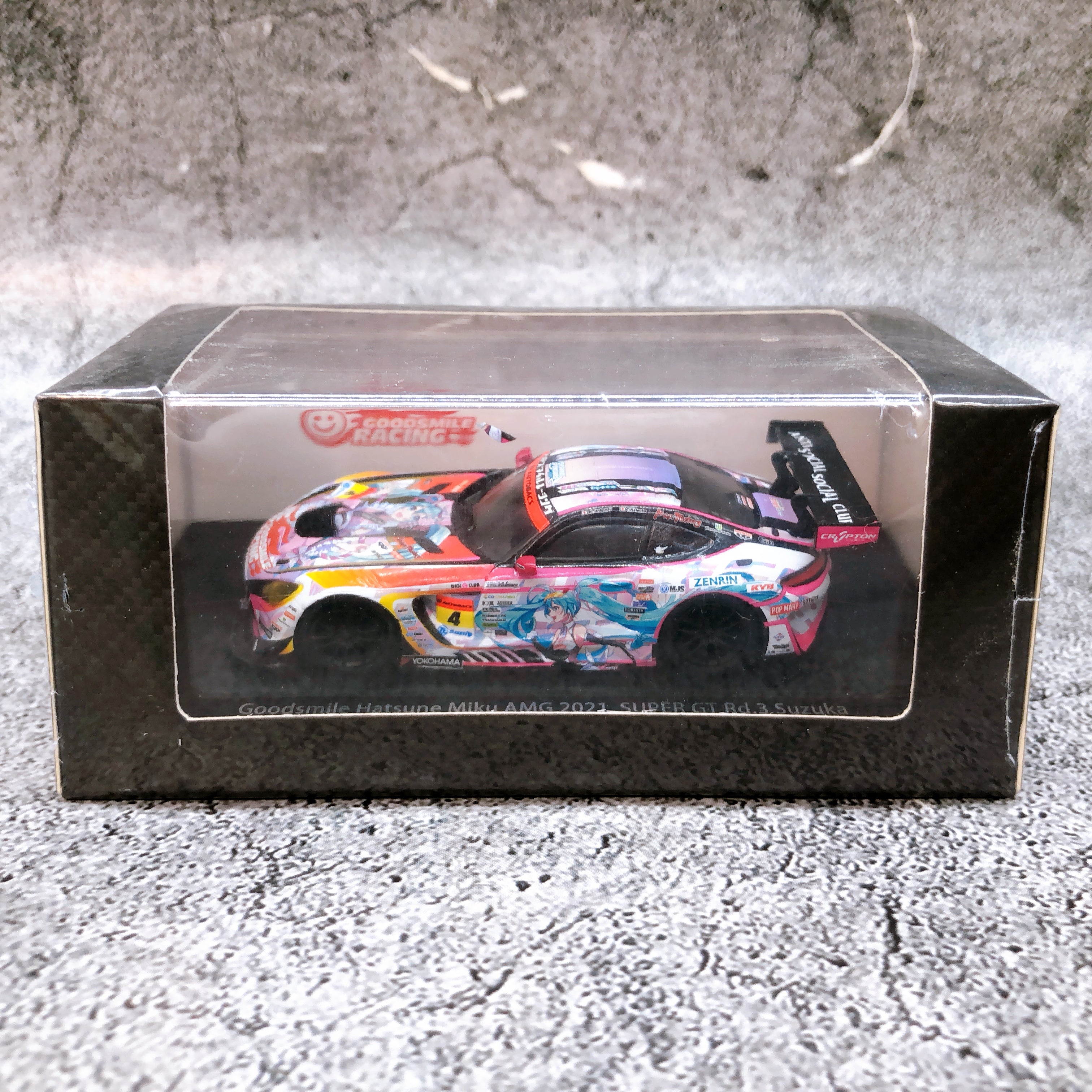 Hatune Miku GT Project AMG 2021 SUPER GT Round 3 Ver 1/64 Scale 15+ Good Smile