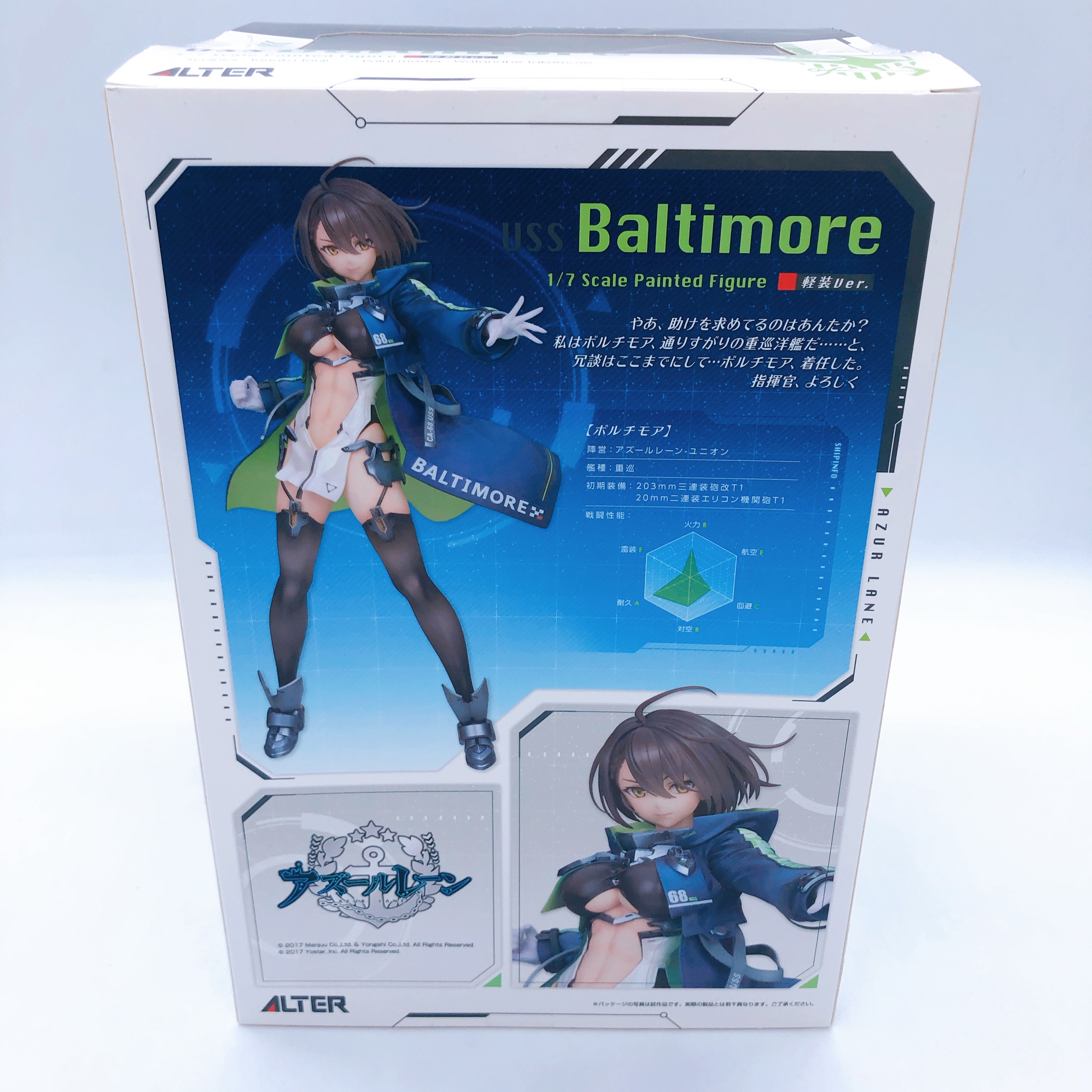 Azur Lane Baltimore Light Equipped Ver. 1/7 Scale Figure ALTER Japan A