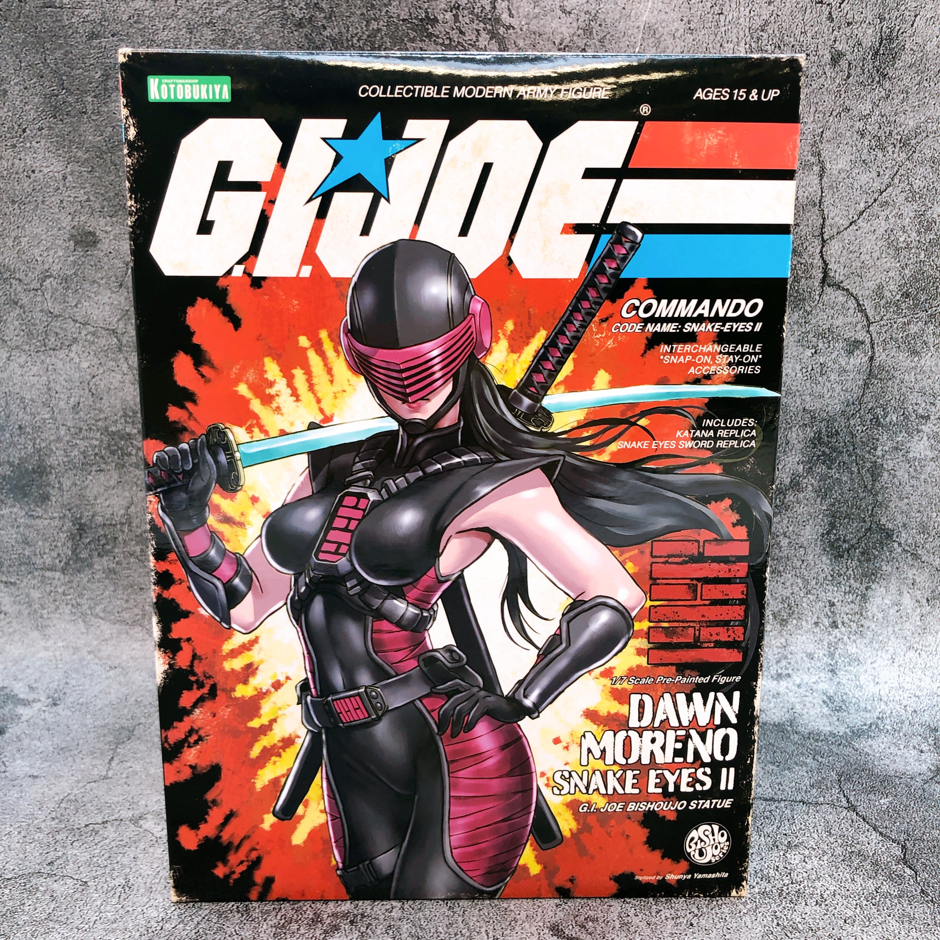 Kotobukiya G.I. Joe Bishoujo Dawn Moreno Snake Eyes II 1/7 Scale Figure NEW