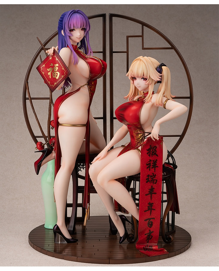 Moehime Union Yuri & Stella Fruitful Year 1/4 Scale Figure Native AUTHENTIC New