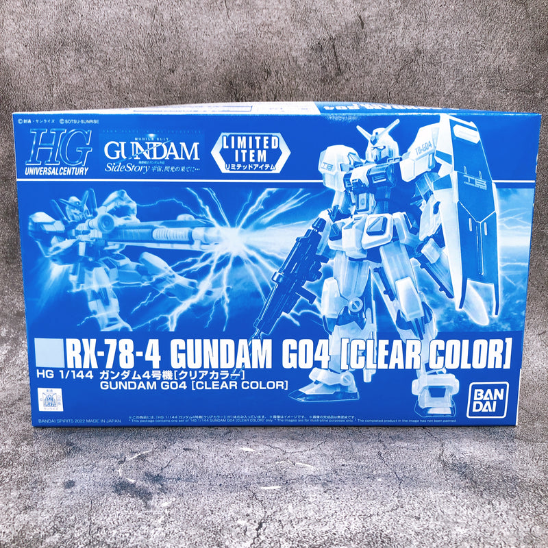 HG 1/144 RX-78-4 Gundam G04 Clear Color Limited Model Kit Premium Bandai NEW