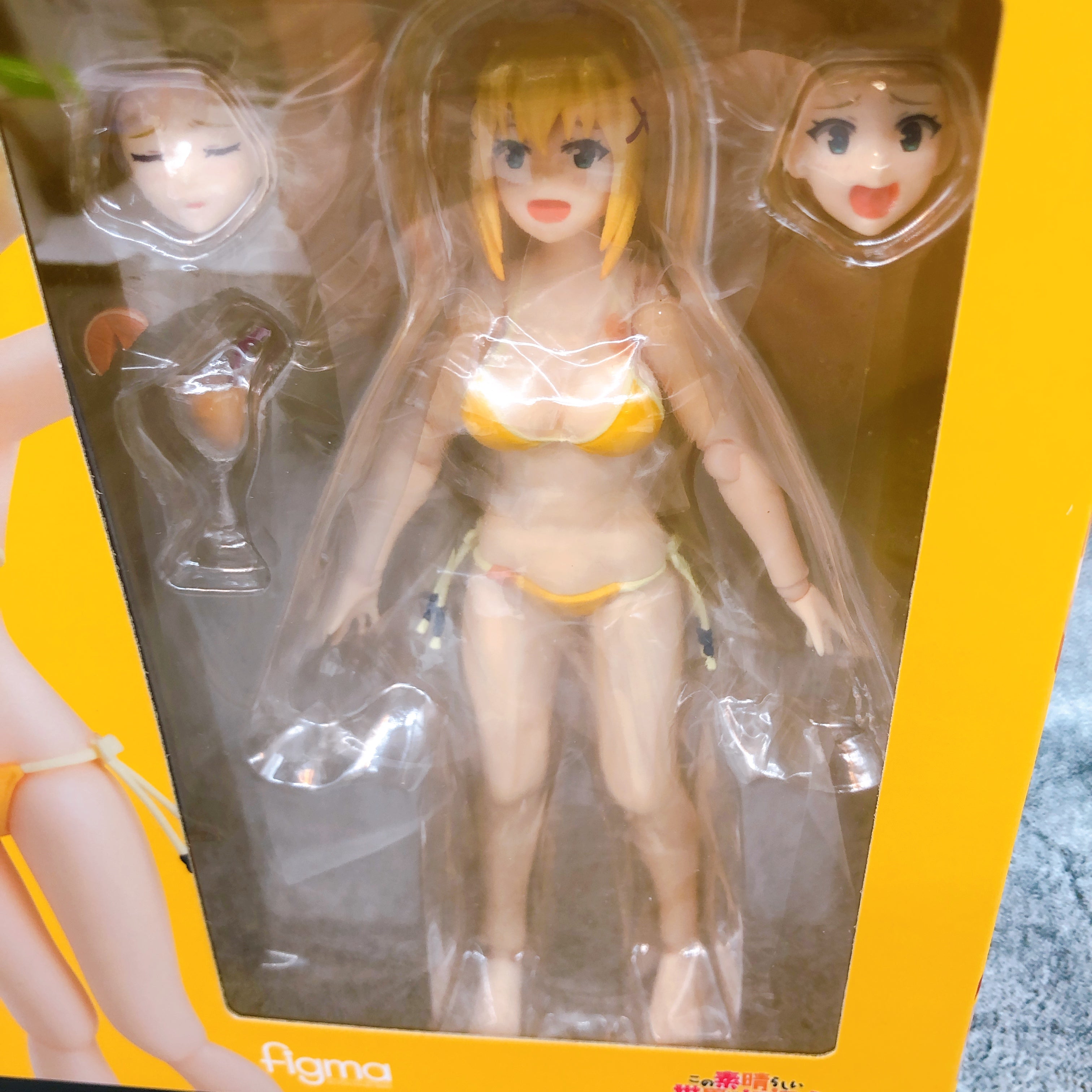 KonoSuba Darkness Swimsuit Ver. figma EX-065 Action Figure Max Factory Japan