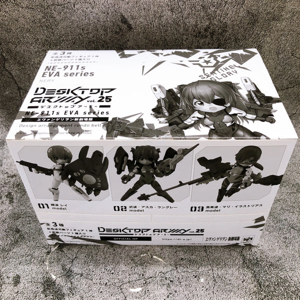デスクトップアーミー vol.25 NE-911s EVAシリーズ ⑥ Desktop Army Vol. 25 NE-911s EVA Series Ayanami Asuka Mari Set of 3 Fi