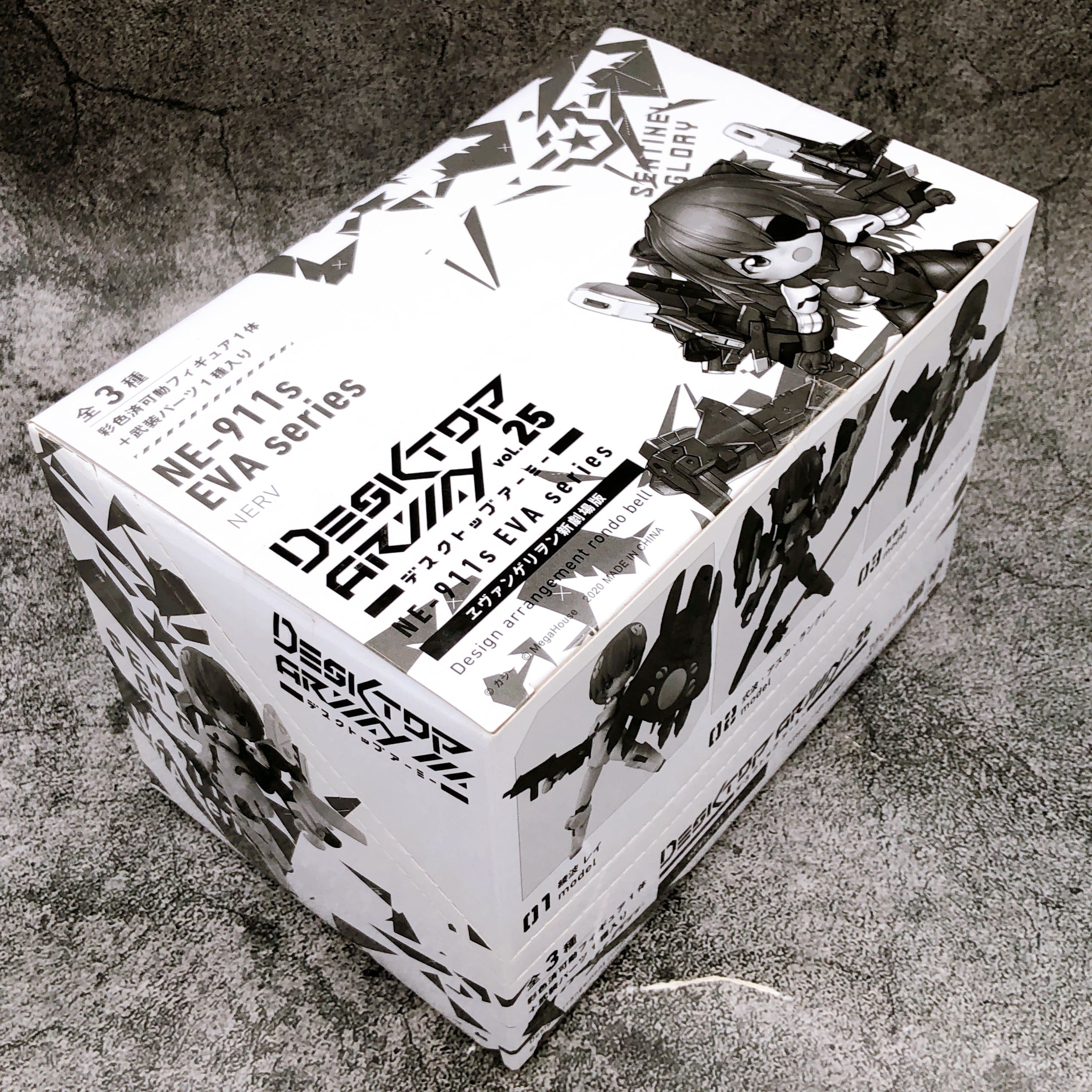 Desktop Army Vol. 25 NE-911s EVA Series Ayanami Asuka Mari Set of 3 Fi