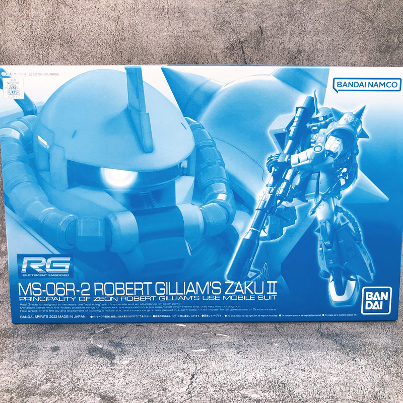 RG 1/144 MS-06R-2 Robert Gilliam's Zaku II Model Kit Premium Bandai Japan NEW