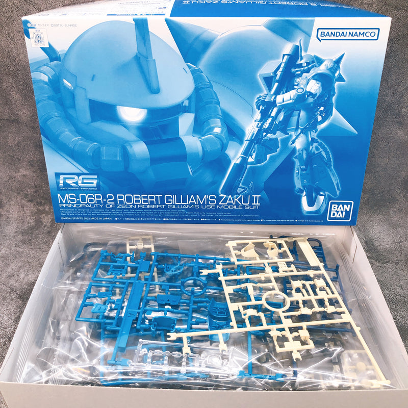 RG 1/144 MS-06R-2 Robert Gilliam's Zaku II Model Kit Premium Bandai Japan NEW