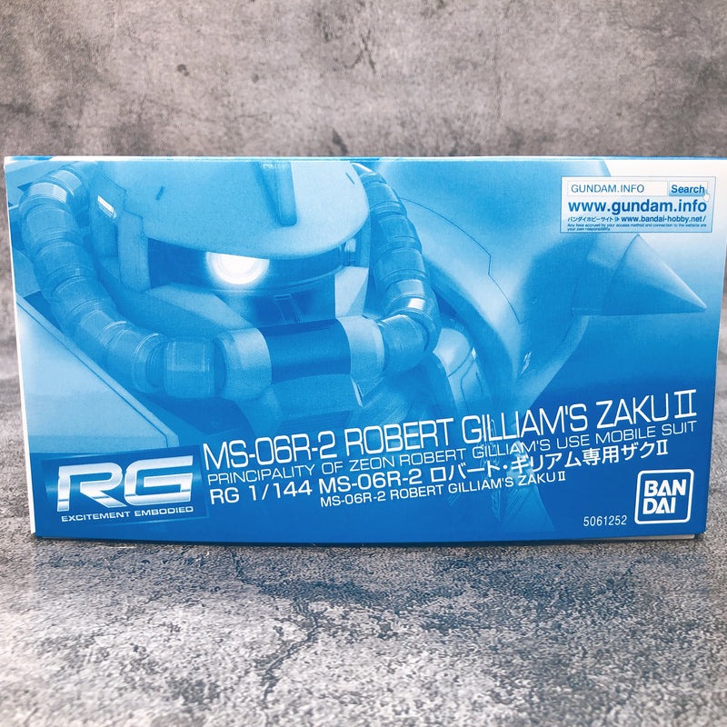 RG 1/144 MS-06R-2 Robert Gilliam's Zaku II Model Kit Premium Bandai Japan NEW