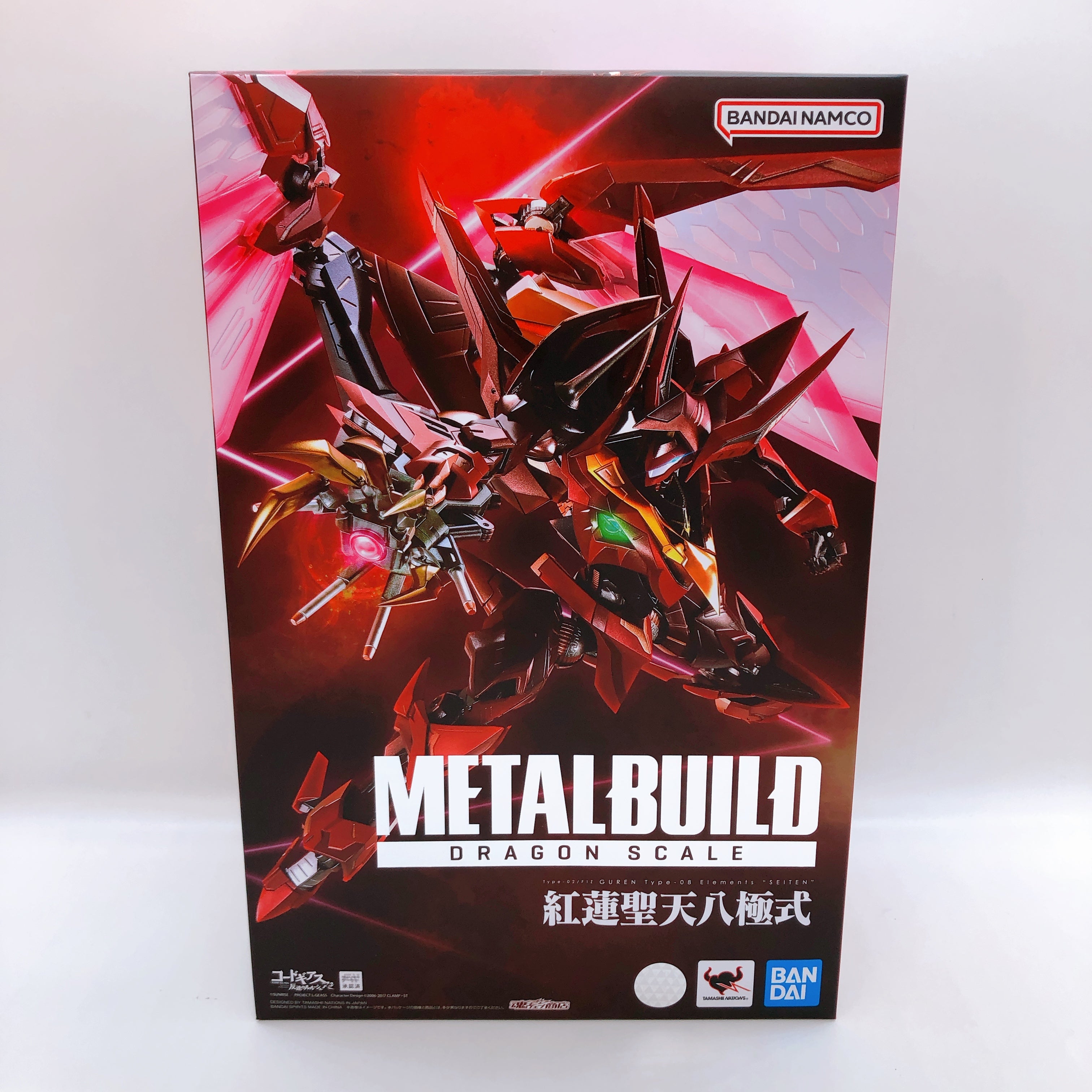 METAL BUILD DRAGON SCALE Guren Type-08 Elements Seiten Code Geass Action Figure