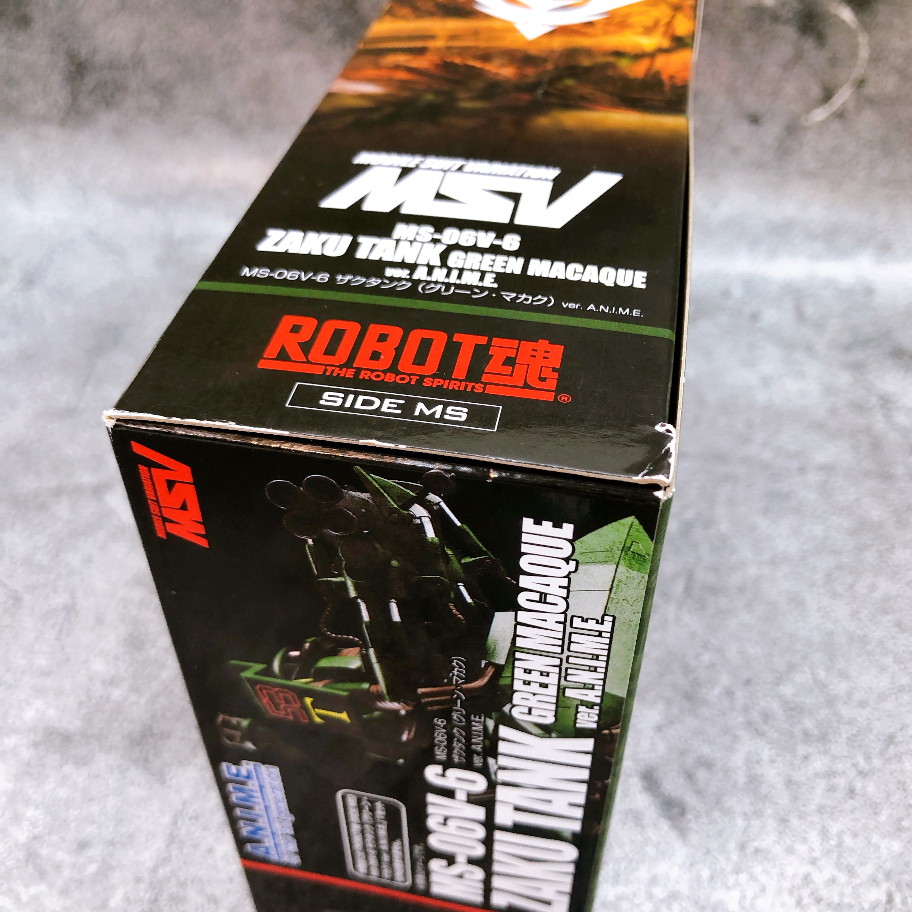 Robot Spirits Zaku Tank Green Macaque ver. A.N.I.M.E. MS-06V-6 Figure 15+ Bandai