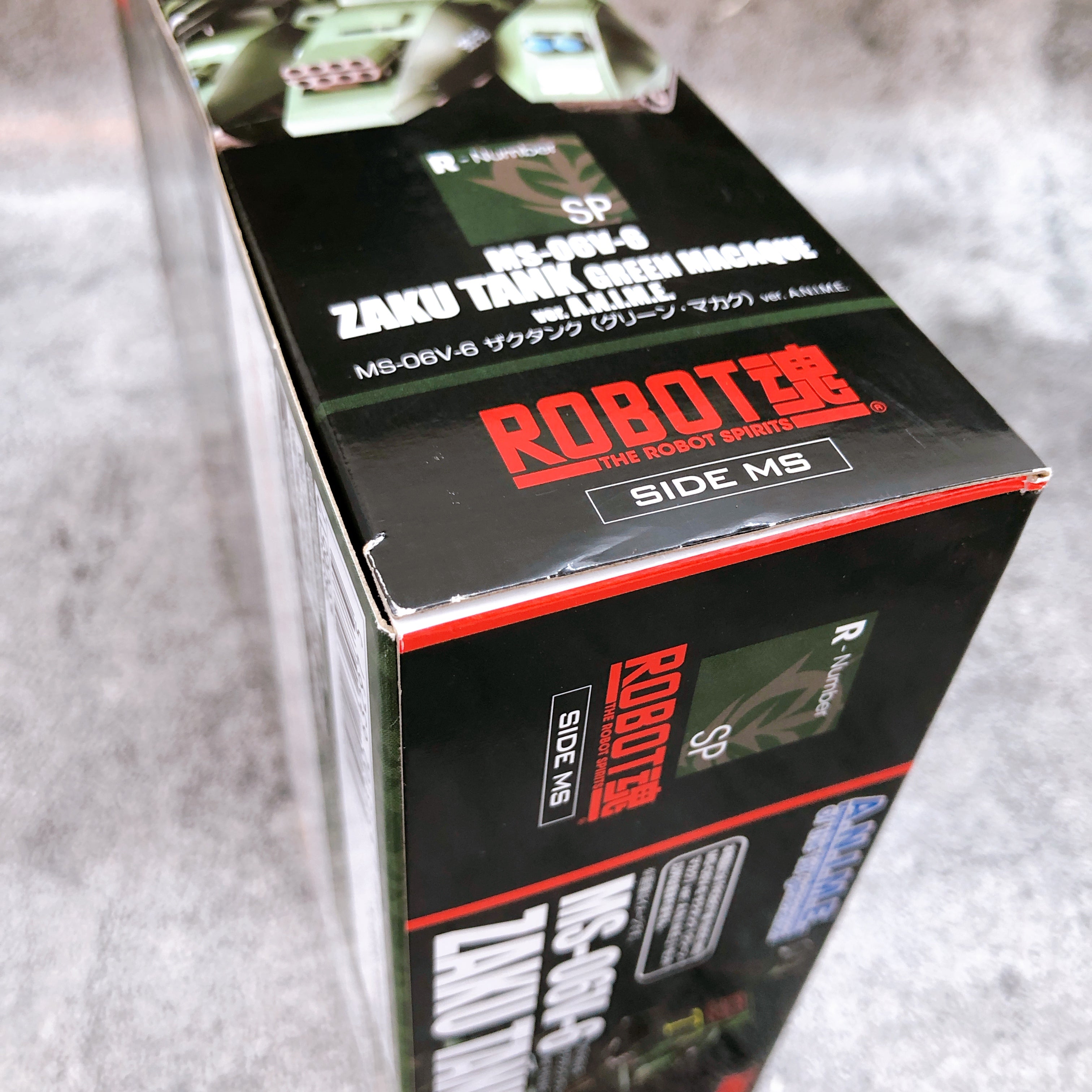 Robot Spirits Zaku Tank Green Macaque ver. A.N.I.M.E. MS-06V-6 Figure 15+ Bandai