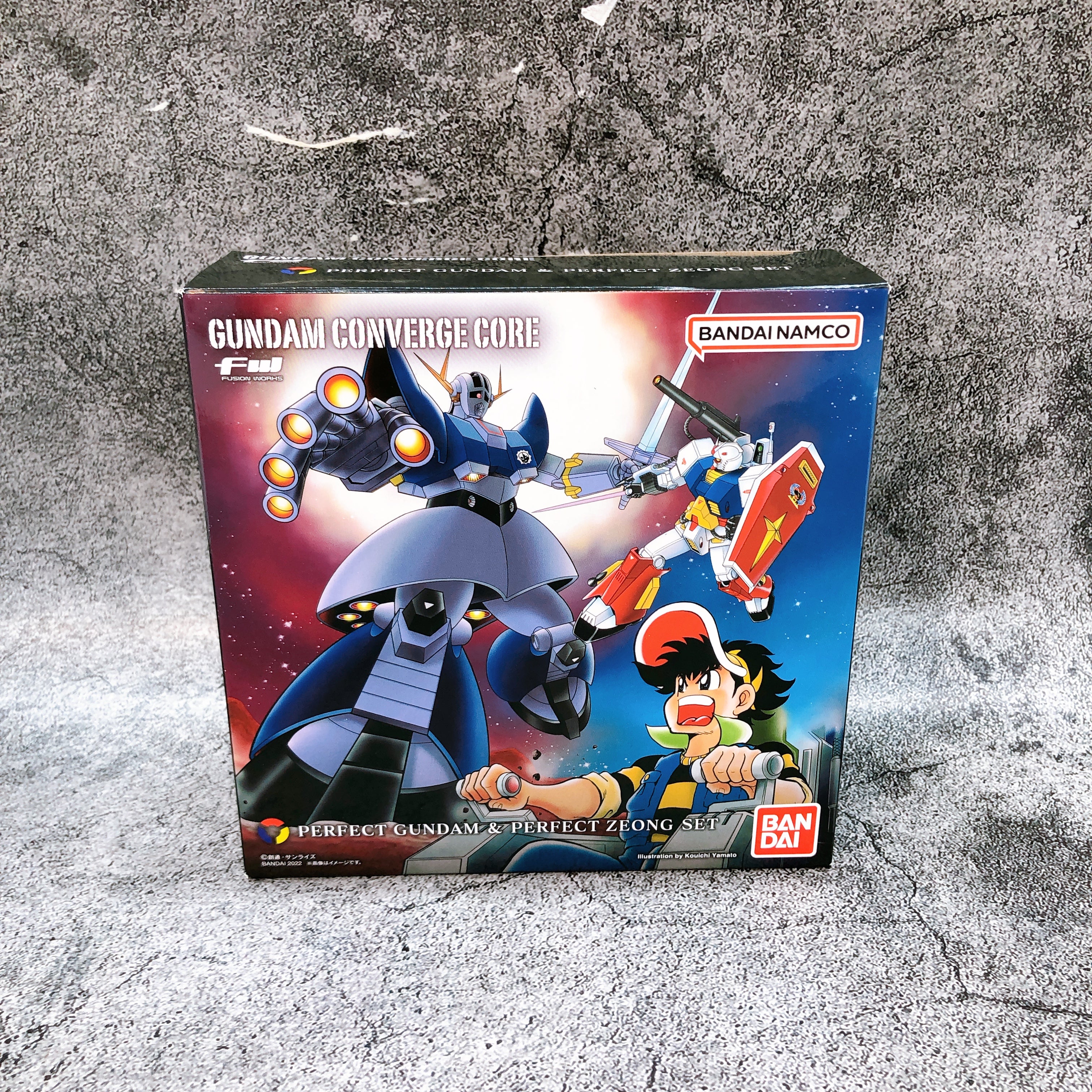 FW Gundam Perfect Gundam & Perfect Zeong Set Converge core Bandai Japan NEW
