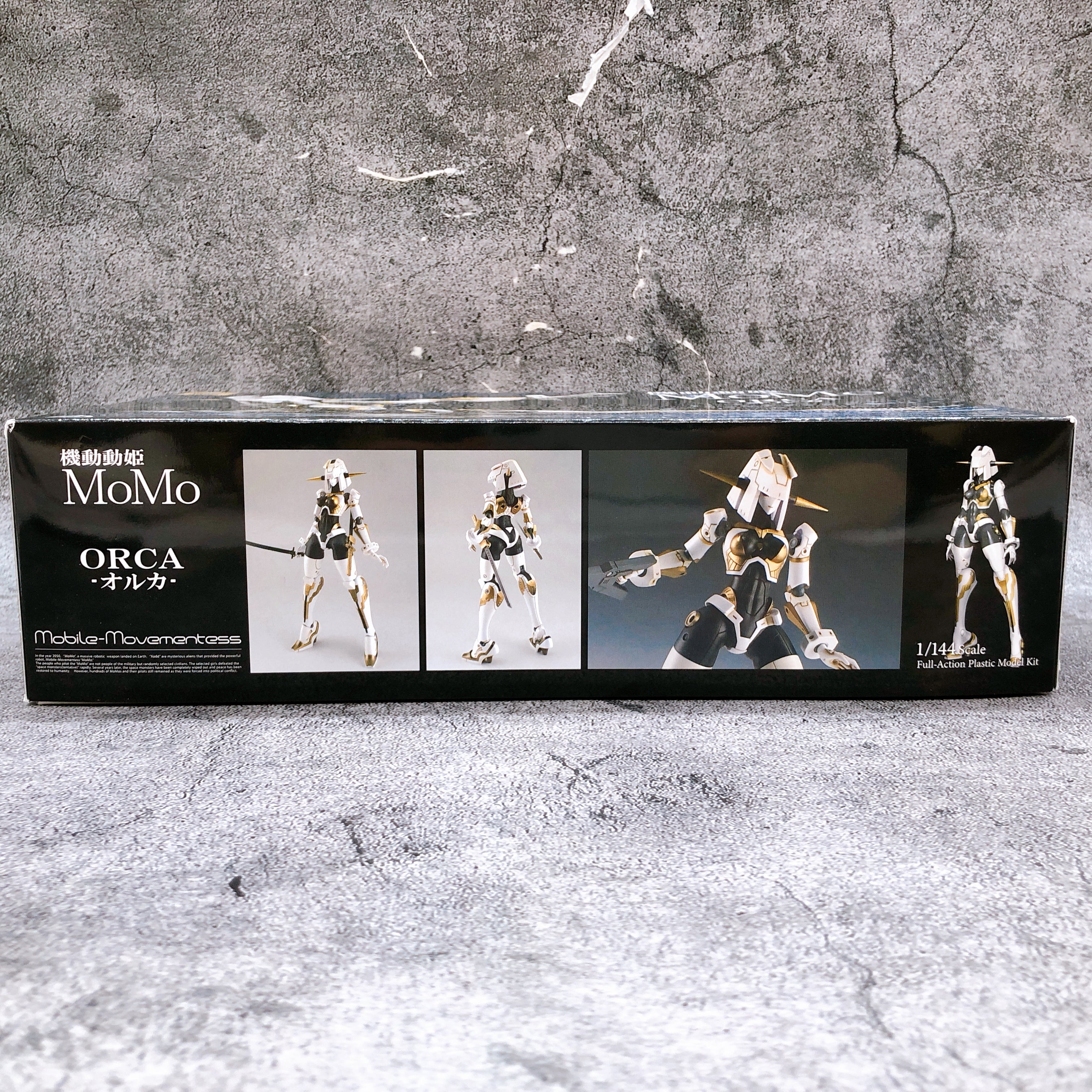 Mobile Movementess MoMo ORCA N-711 type Qurchel 1/144 Model Kit Invasion Robot