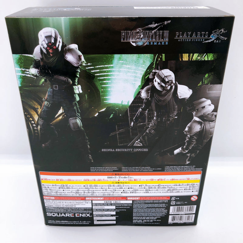 FINAL FANTASY VII REMAKE PLAY ARTS KAI SHINRA SECURITY OFFICER SQUARE ENIX NEW