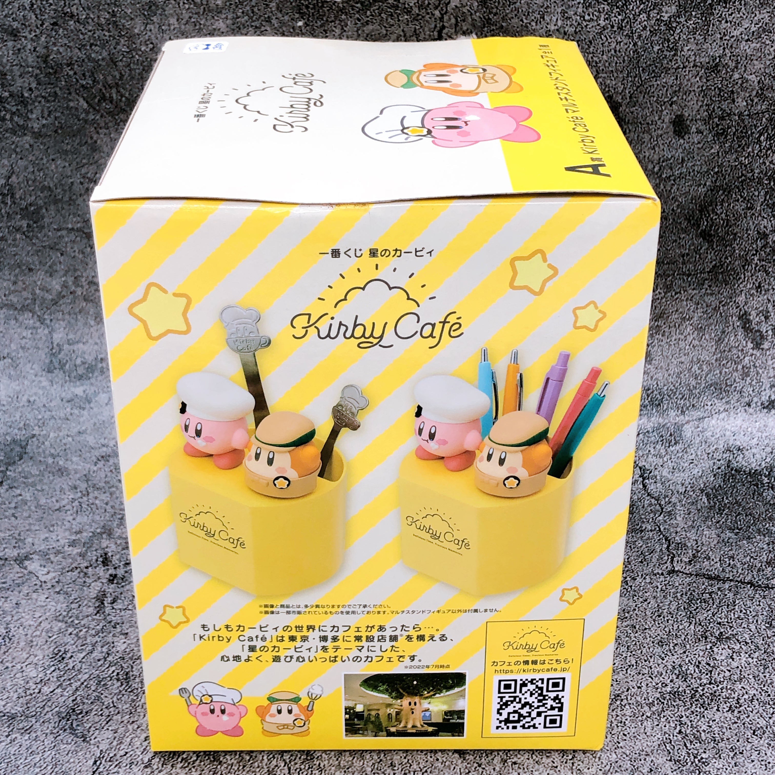 Kirby Cafe Multi Stand Figure Kirby & Waddle Dee Ichiban Kuji Prize A Bandai NEW