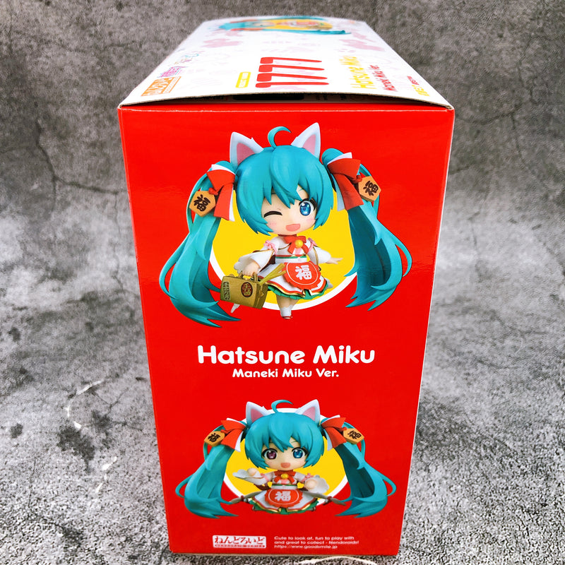 (w/Bonus) Hatsune Miku Maneki Cat ver. Cushion Set Nendoroid 1777 Figure NEW