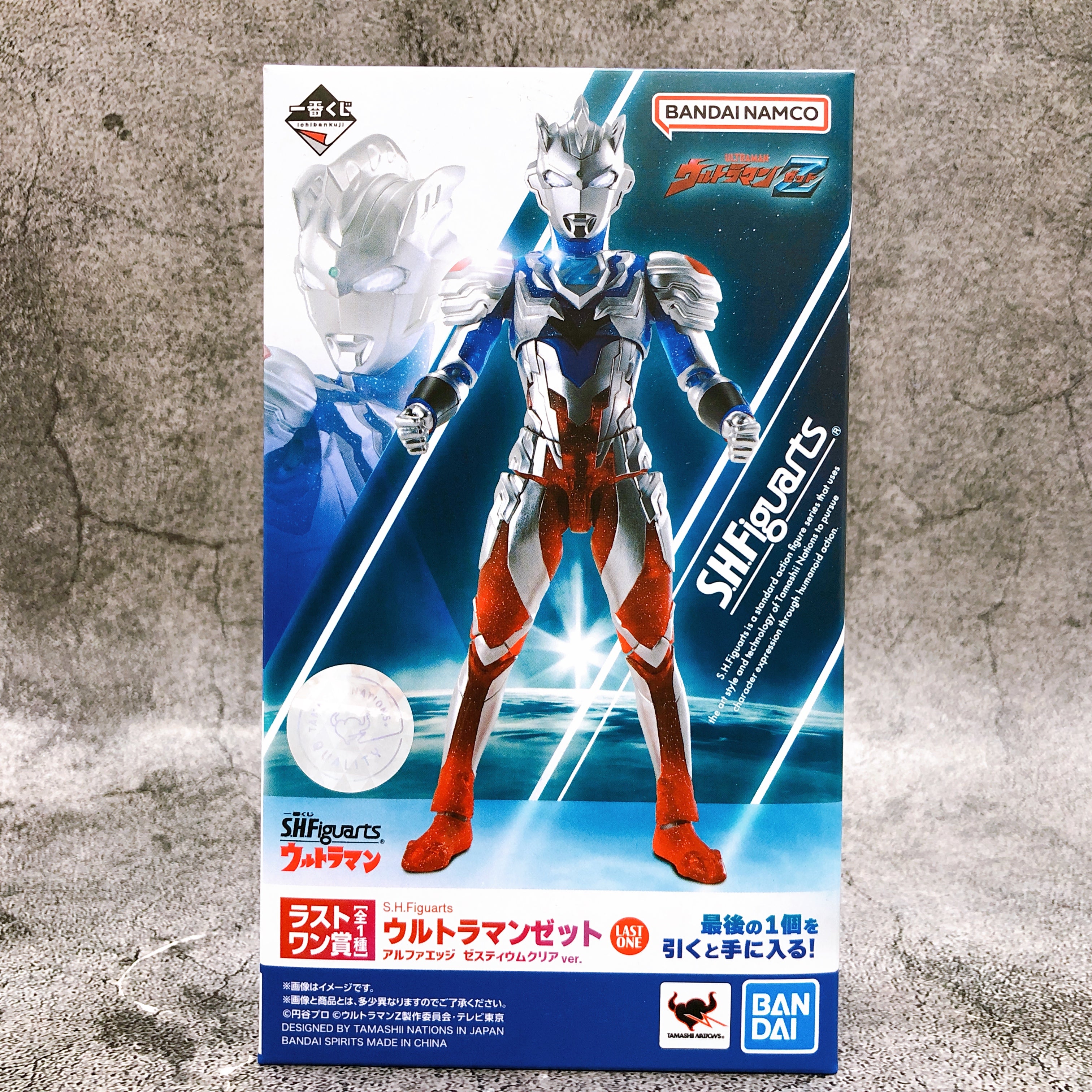 Ichiban Kuji S.H.Figuarts Last One Ultraman Z Alpha Edge Zestium Clear ver. NEW