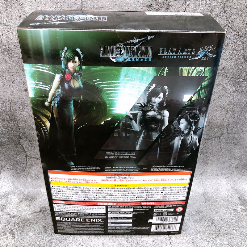 PLAY ARTS Kai Final Fantasy VII Remake Tifa Lockhart Fighter Dress Figure NEW