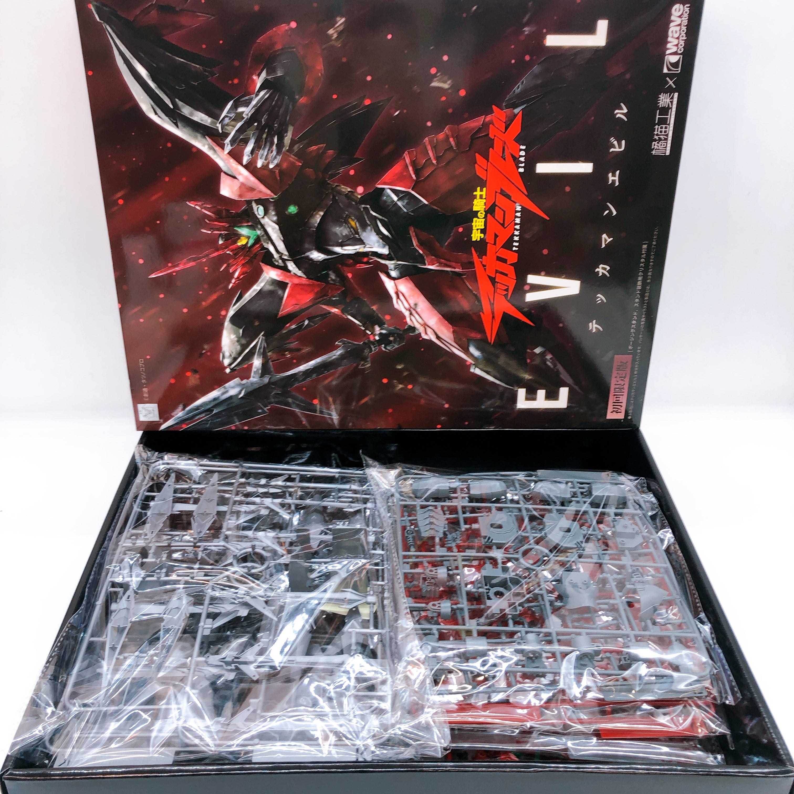WAVE Tekkaman Evil First Limited Edition Model Kit Orange Cat Industry Japan NEW