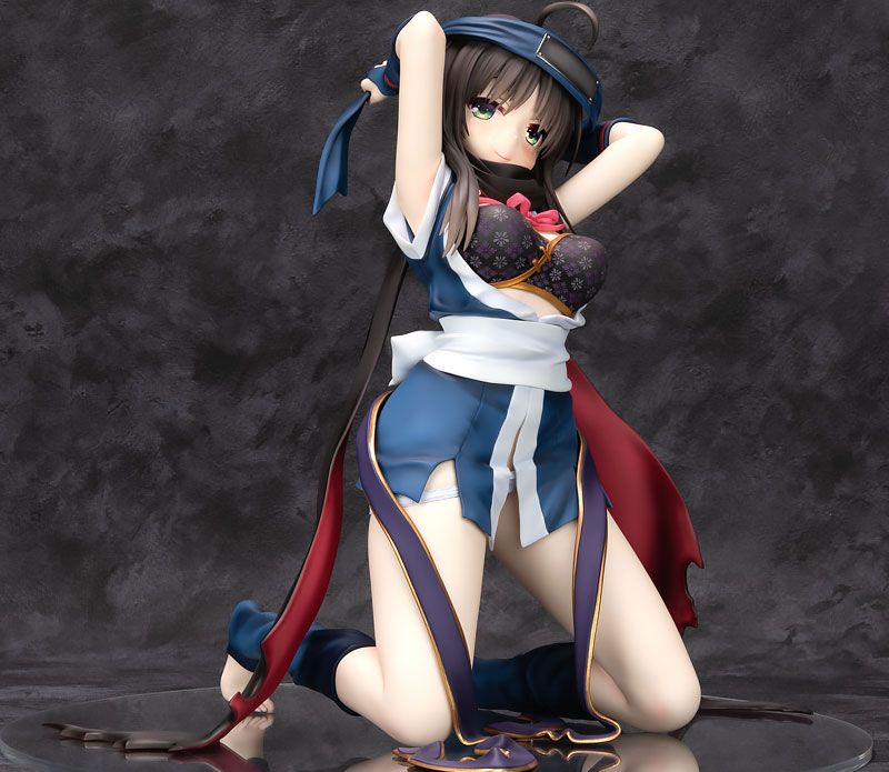 Senren Banka Mako Hitachi 1/3.5 Scale Figure AmiAmi Limited w/Bonus Alice Glint