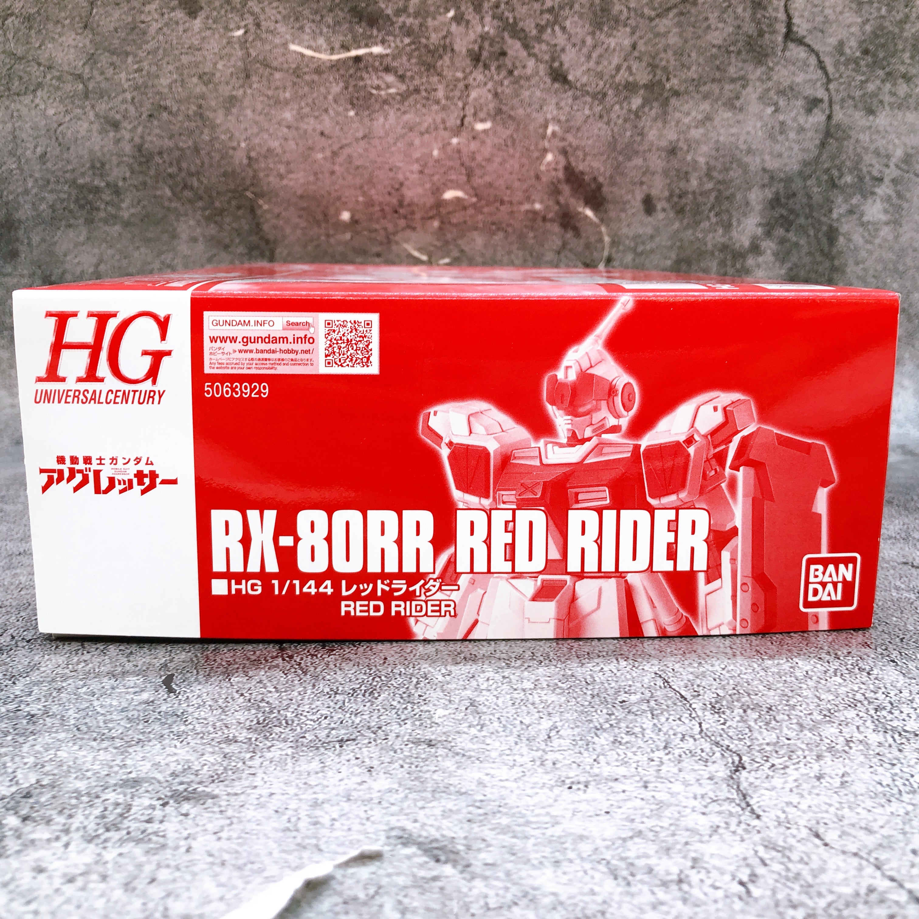 HG 1/144 Red Rider RX-80RR Gundam Aggressor Model Kit 15+ Premium Bandai Japan