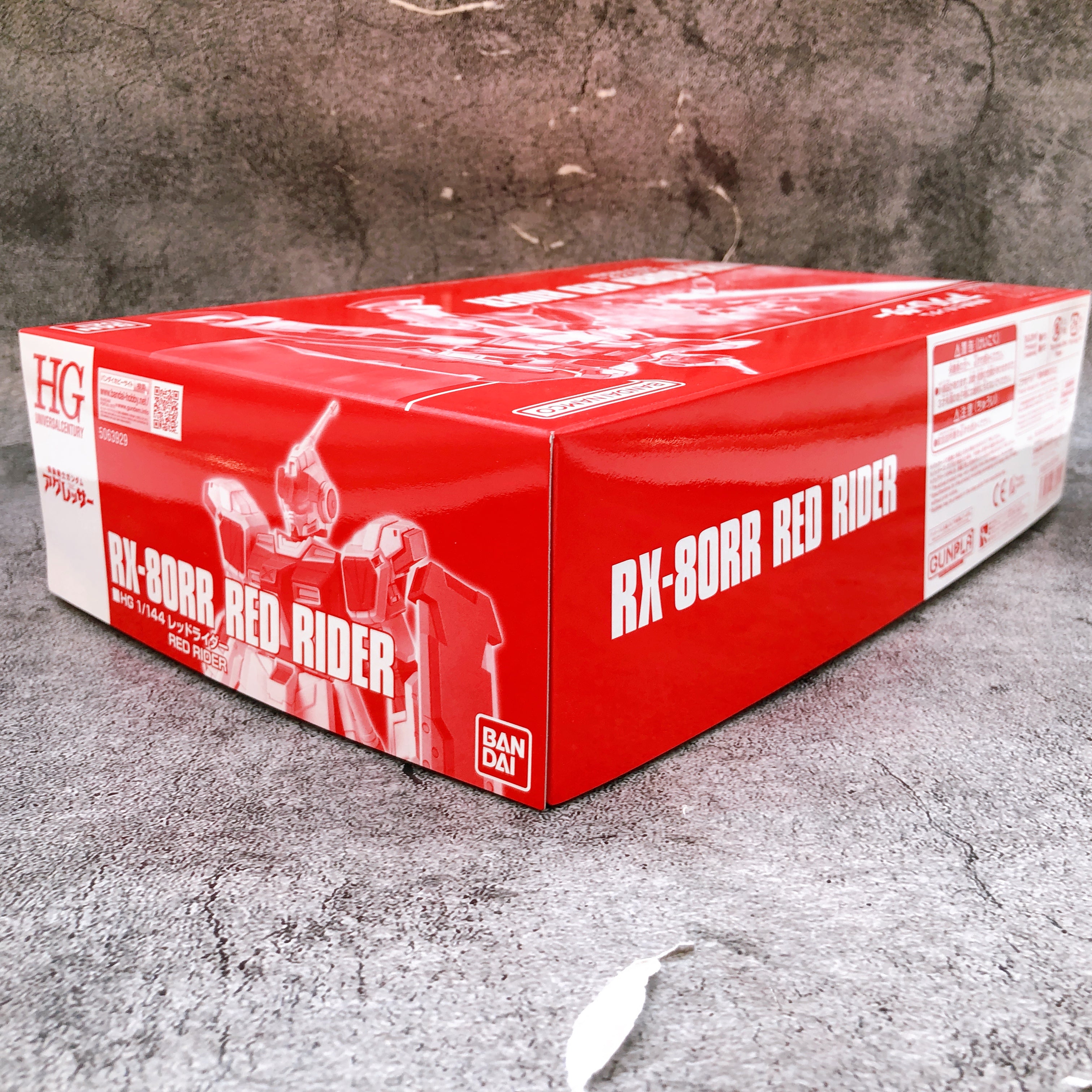 HG 1/144 Red Rider RX-80RR Gundam Aggressor Model Kit 15+ Premium Bandai Japan