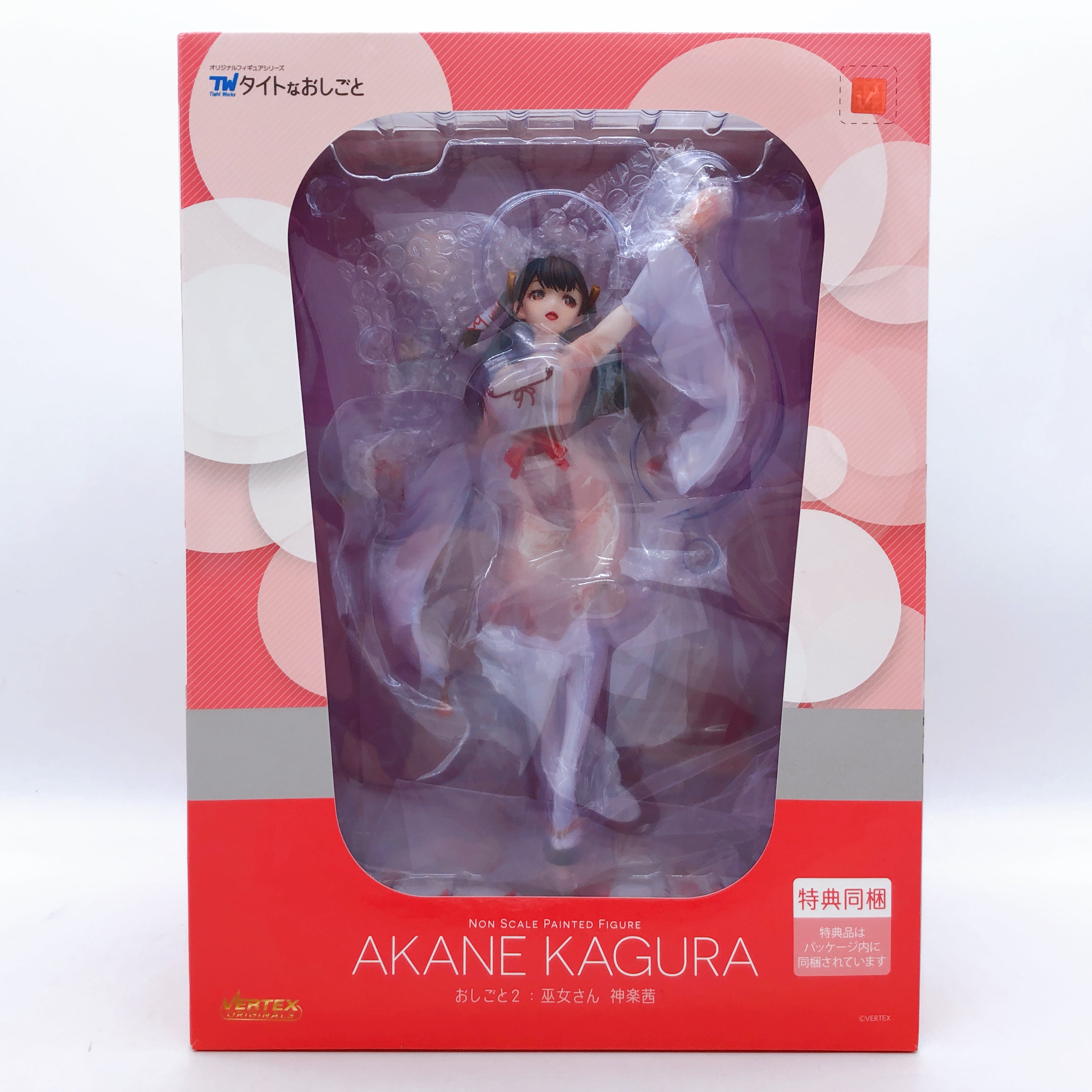 Akane Kagura Figure Tight Works Shirine Maiden Vertex Limited Edition Japan NEW
