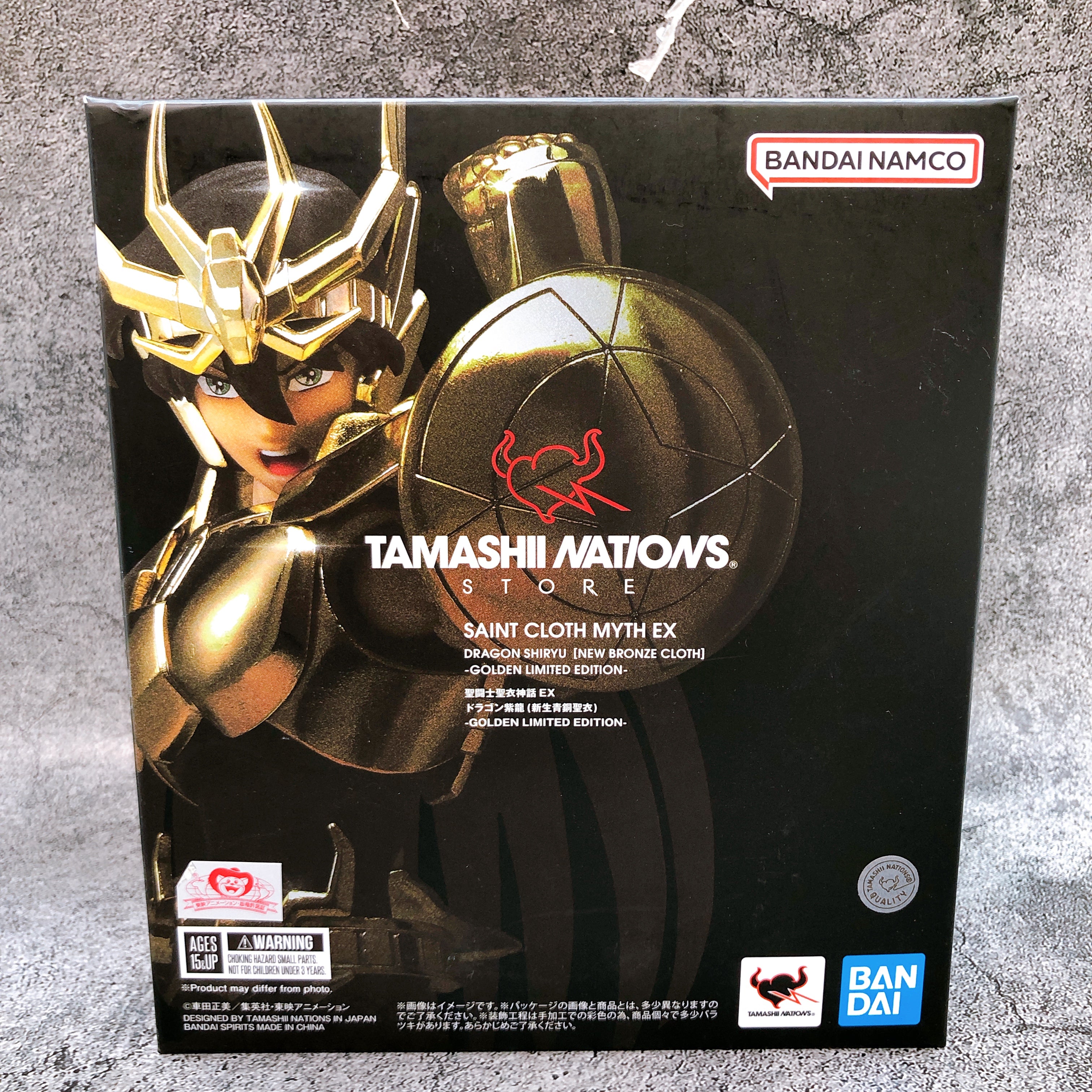 Saint Seiya Dragon Shiryu New Bronze Cloth Cloth Myth EX GOLDEN LIMITED EDITION