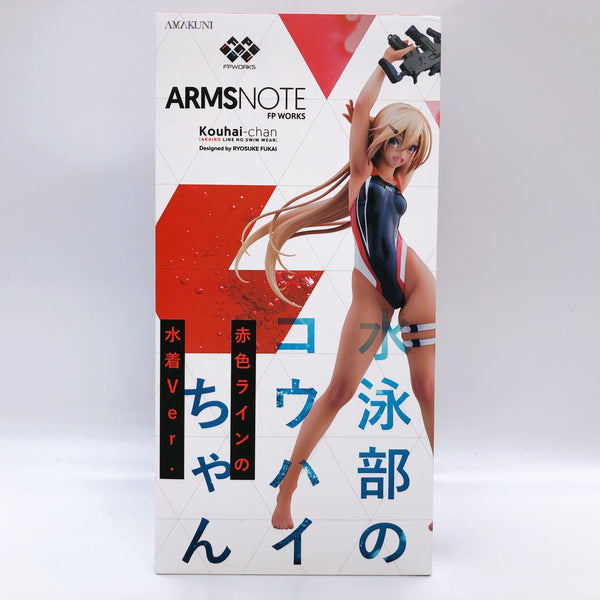 ARMS NOTE Kouhai-chan of the Swimming Club Red Line Swimsuit 1/7 Figure AMAKUNI