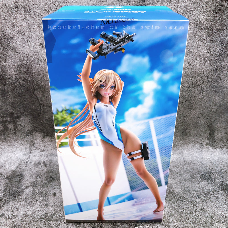 ARMS NOTE Kouhai-chan of the Swimming Club Blue Line Swimsuit 1/7 Figure AMAKUNI