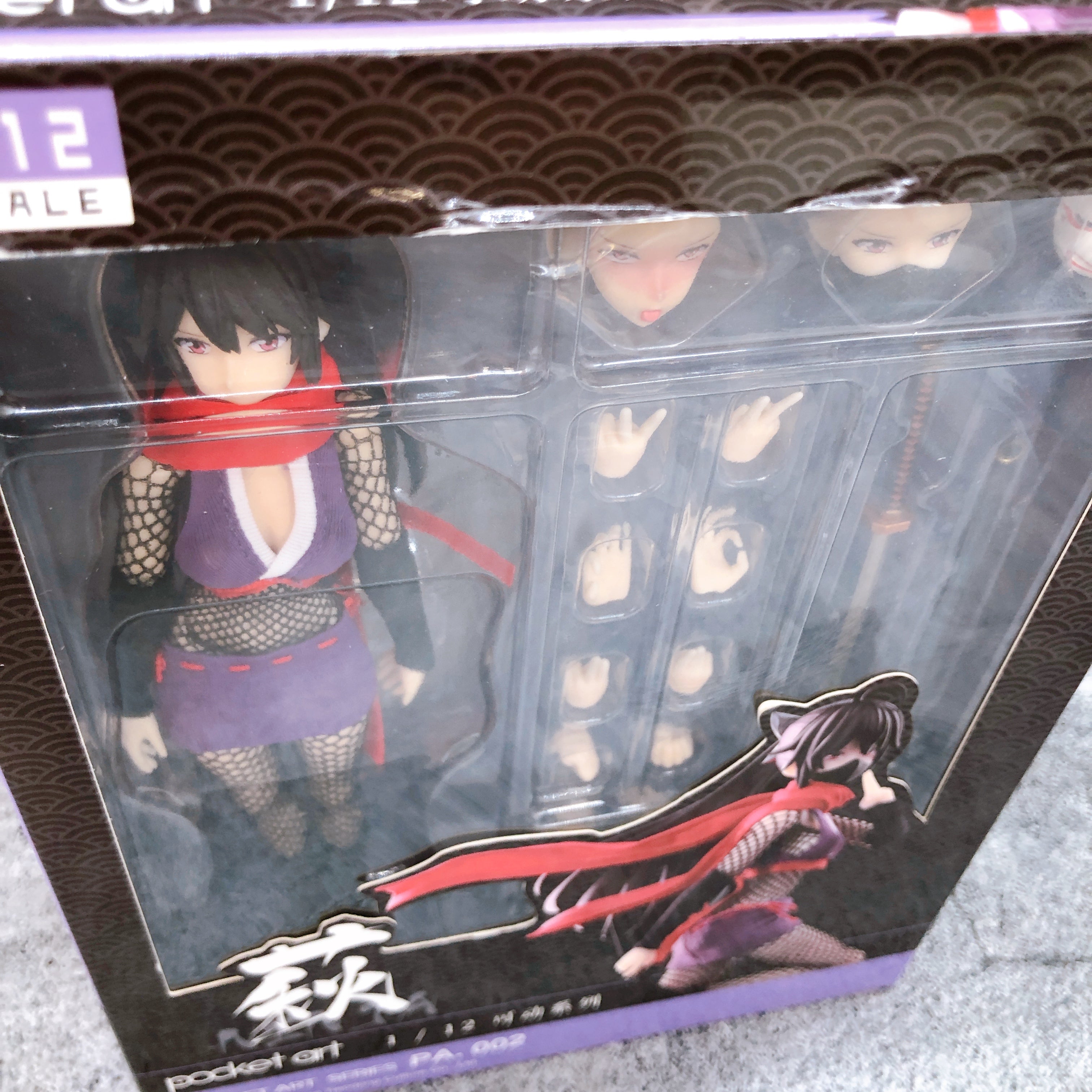 Female Ninja Hagi pocket art Series PA002 1/12 Scale Action Figure Hasuki Sealed