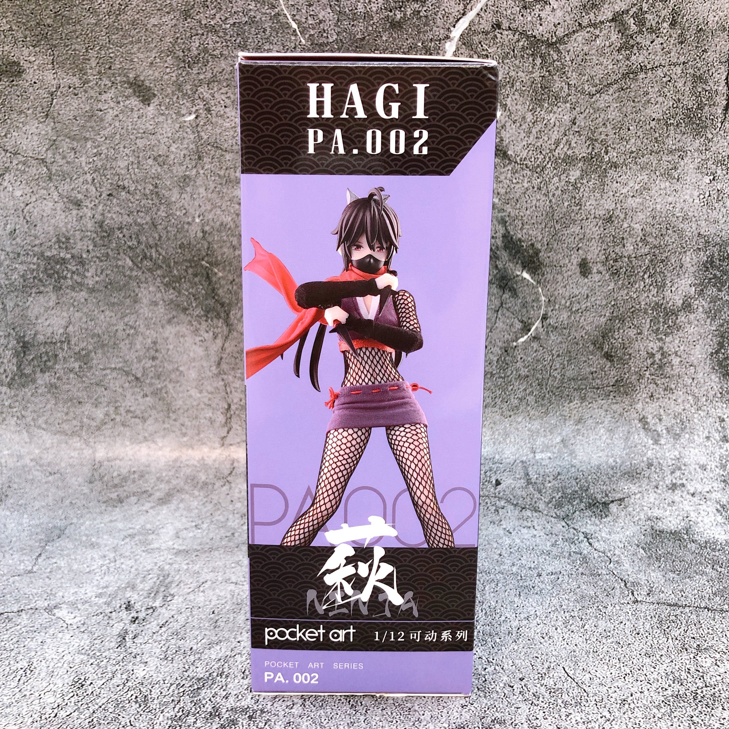 Female Ninja Hagi pocket art Series PA002 1/12 Scale Action Figure Has
