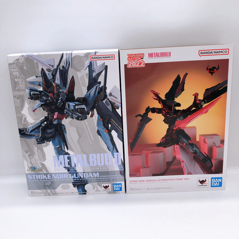 METAL BUILD Strike Noir Gundam Alternative Strike Action Figure SEED Bandai NEW