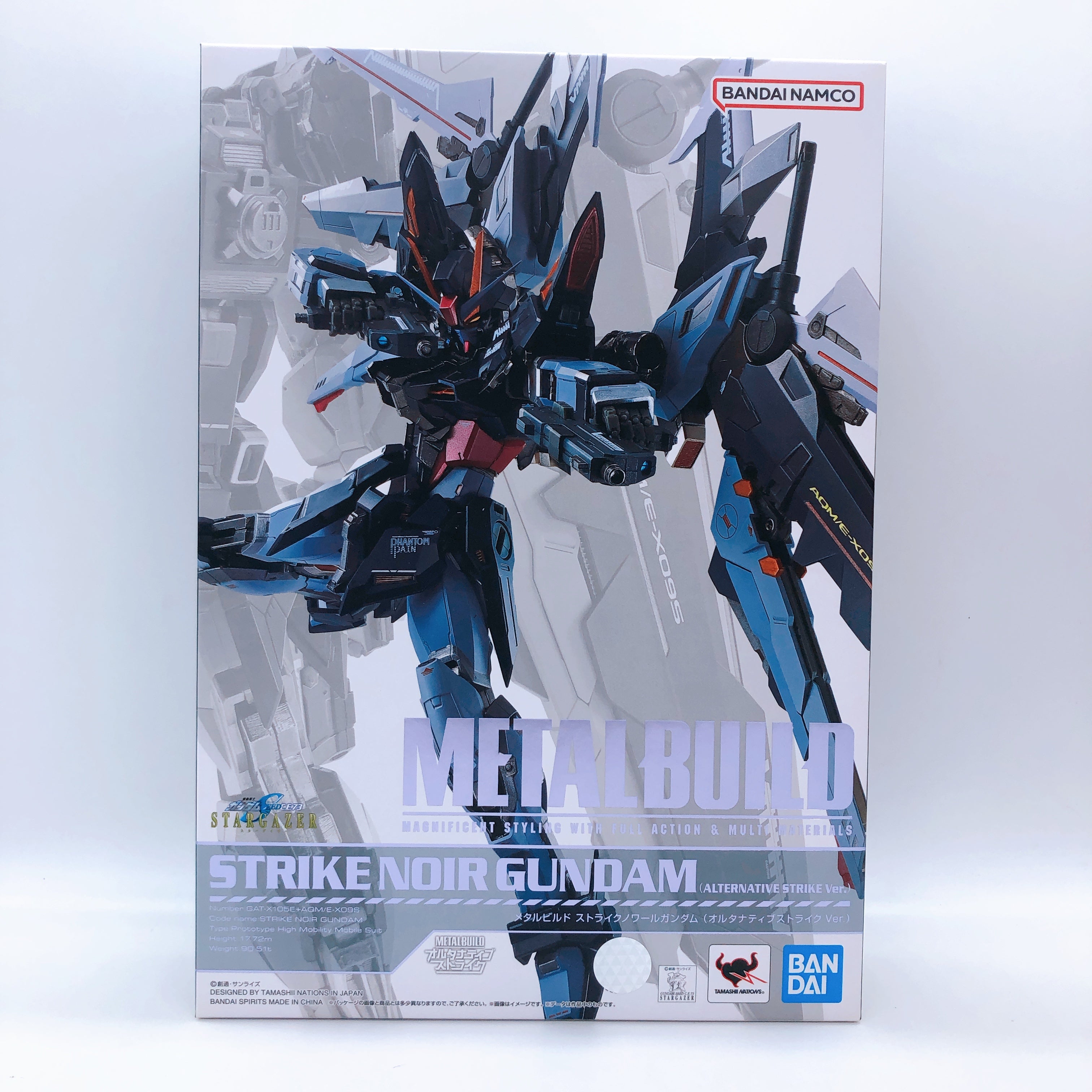 METAL BUILD STARGAZER Strike Noir Gundam Alternative Strike Ver. Action Figure