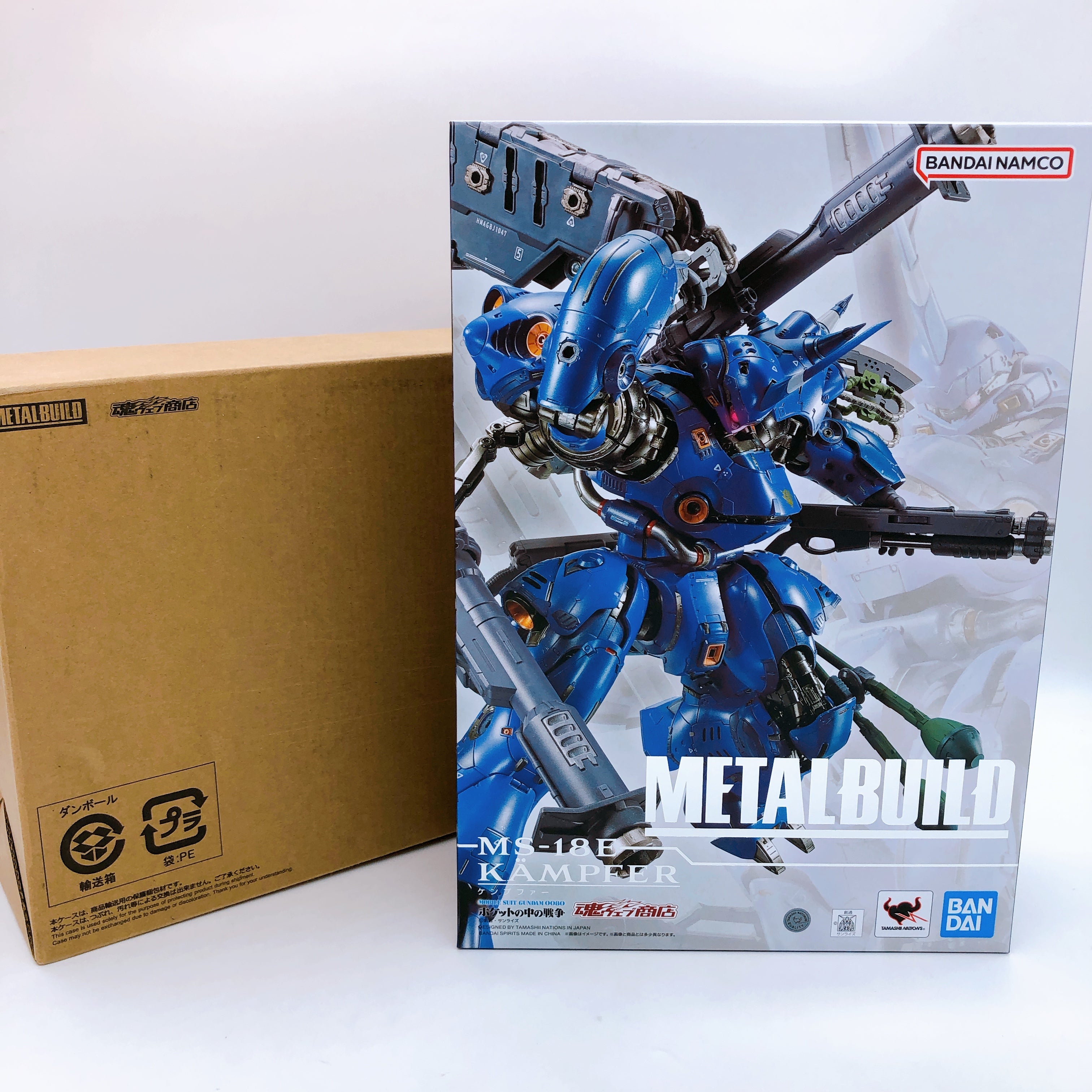 METAL BUILD Kampfer MS-18E Gundam 0080 Action Figure Bandai Japan New FASTSHIP