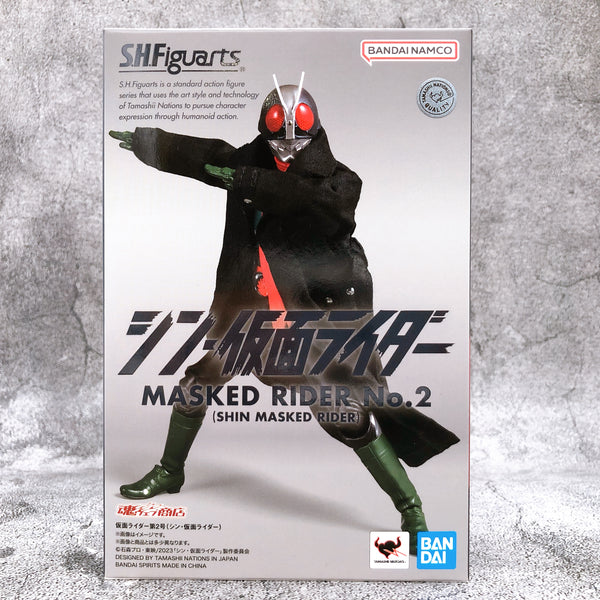 Shin Masked Kamen Rider No.2 S.H.Figuarts Action Figure Bandai Japan FASTSHIP