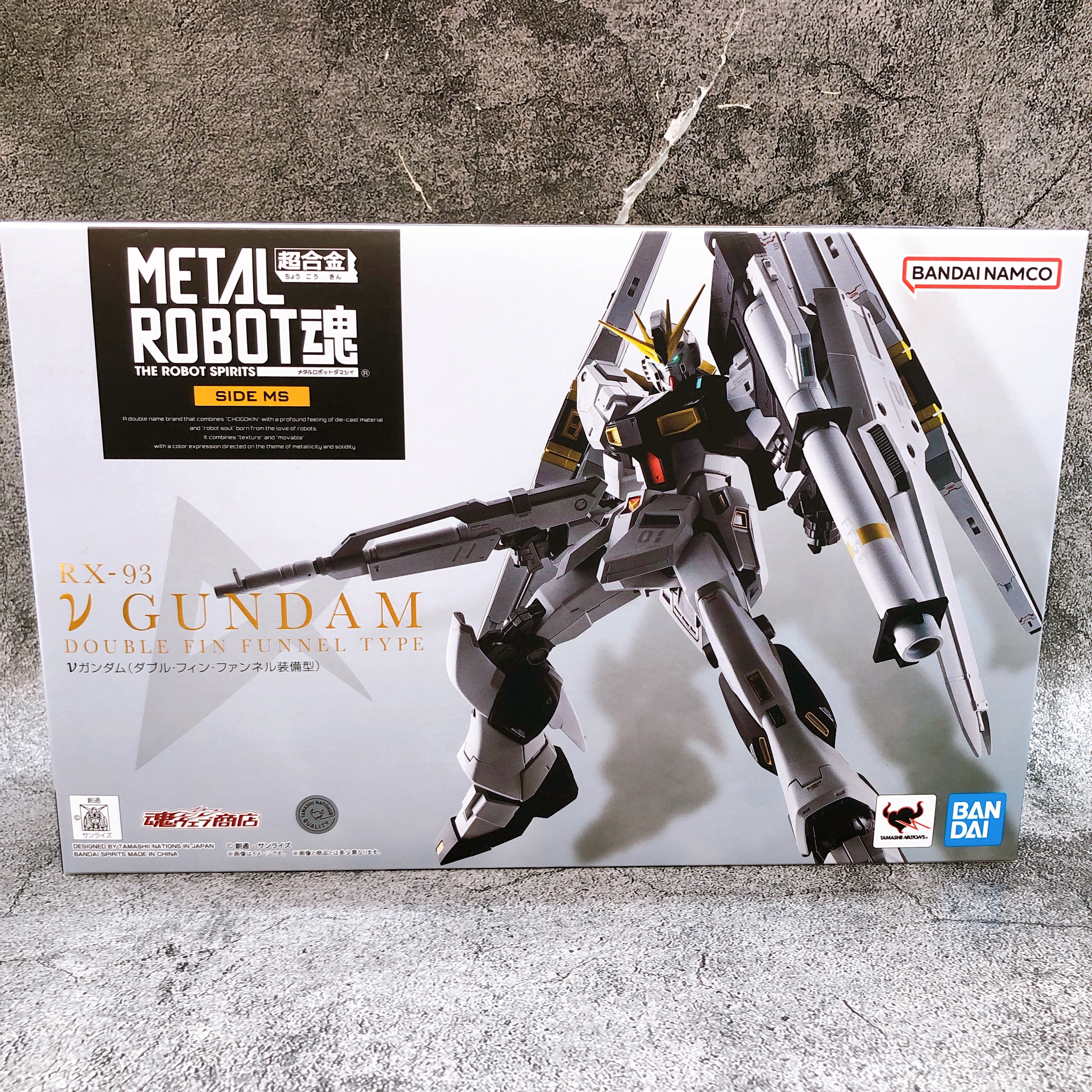 METAL ROBOT SPIRITS ν Gundam Double Fin Funnel Type RX-93 Action Figure Bandai