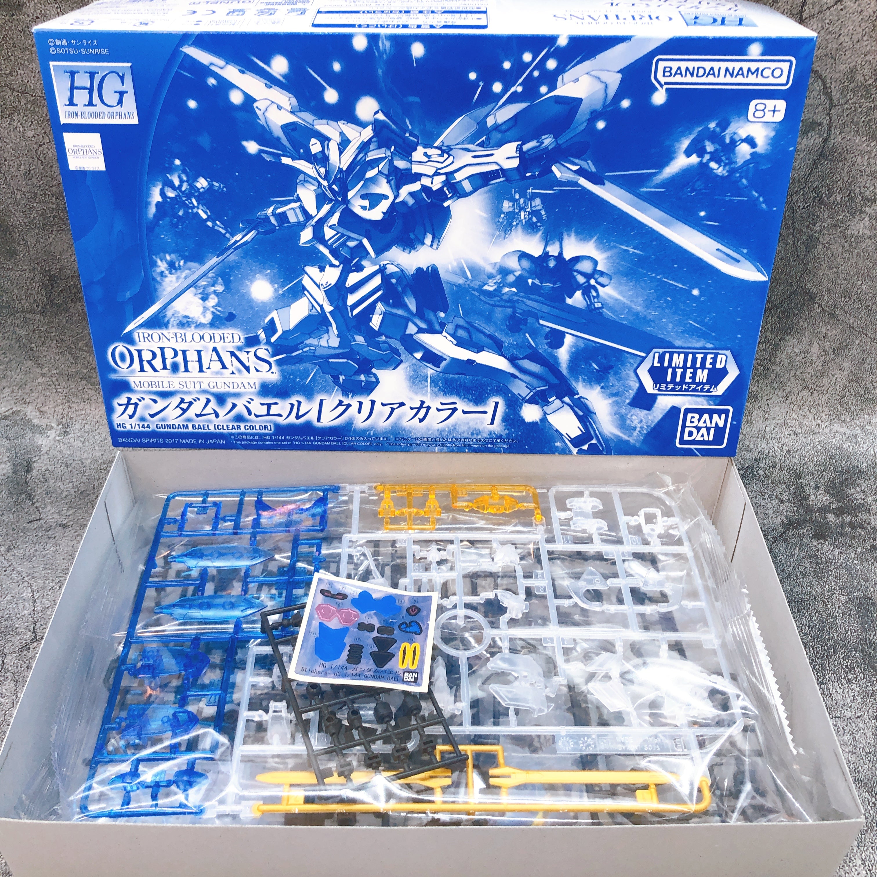 HG 1/144 Gundam Bael Clear Color Iron-Blooded Orphans Model Kit Bandai Japan NEW