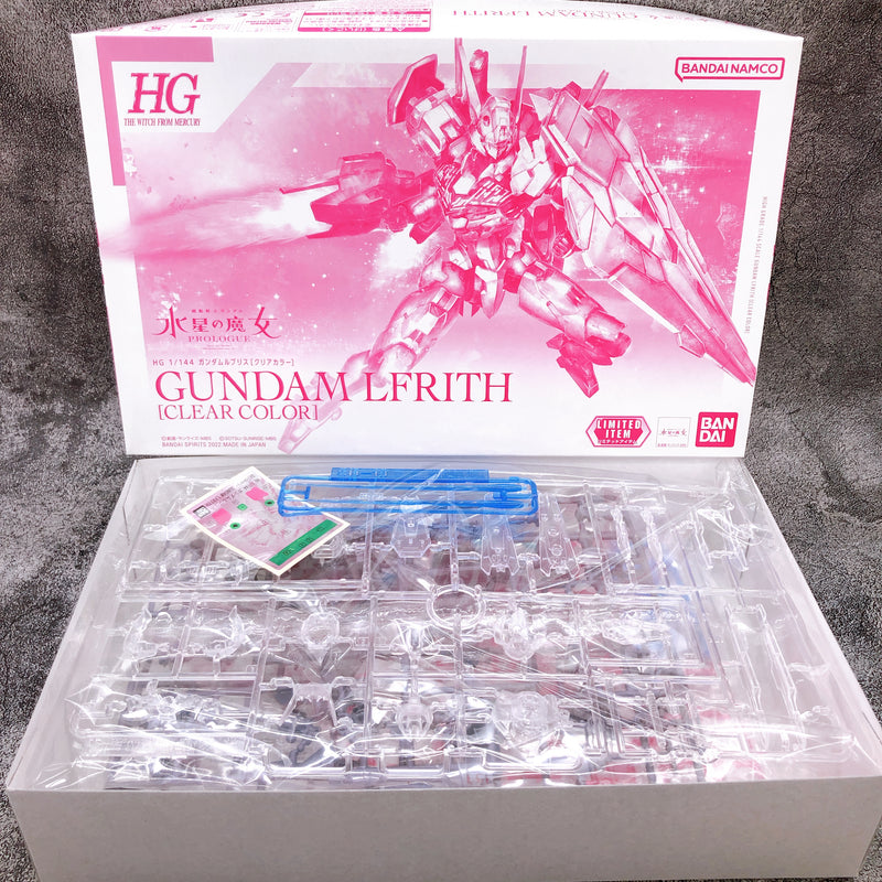 HG 1/144 Gundam Lfrith Clear Color The Witch from Mercury Model Kit Bandai NEW