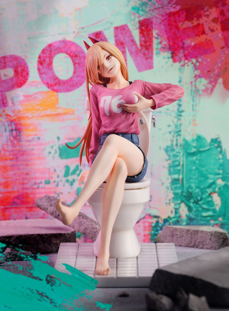 Chainsaw Man Power w/Nyaako 1/7 Scale Shibuya Scramble Figure eStream Japan New