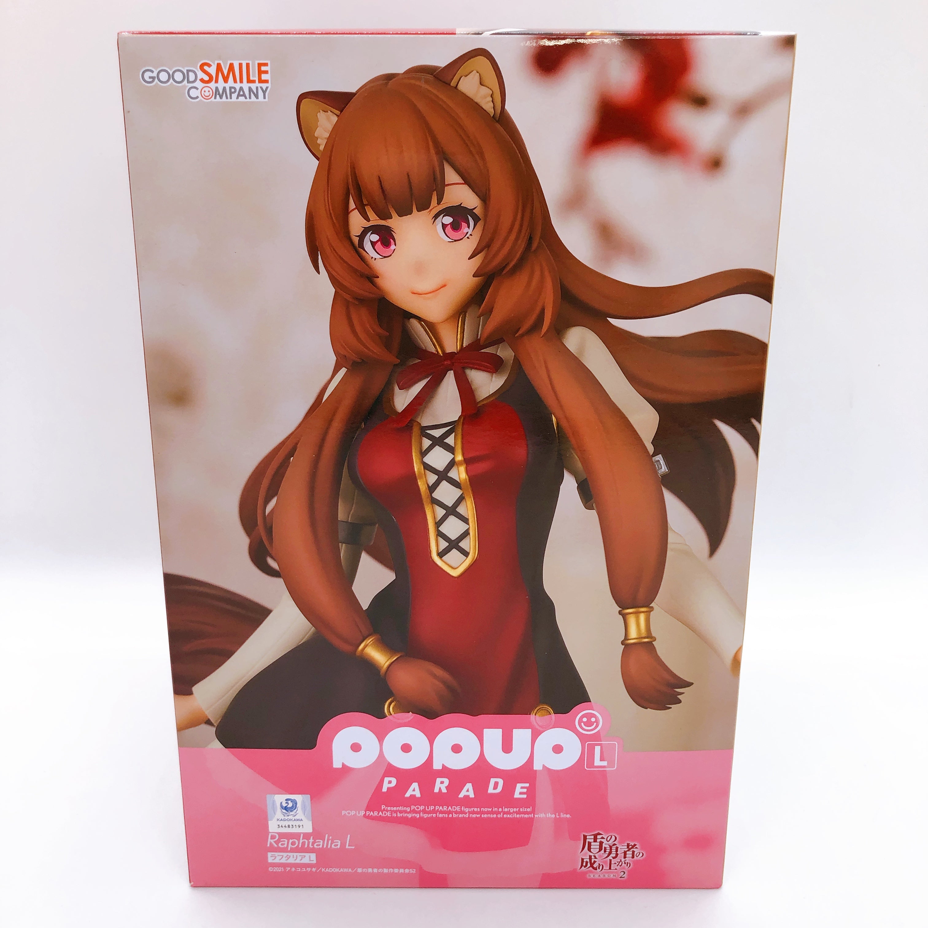 POP UP PARADE Raphtalia L The Rising Of The Shield Hero Season 2 Figure NEW