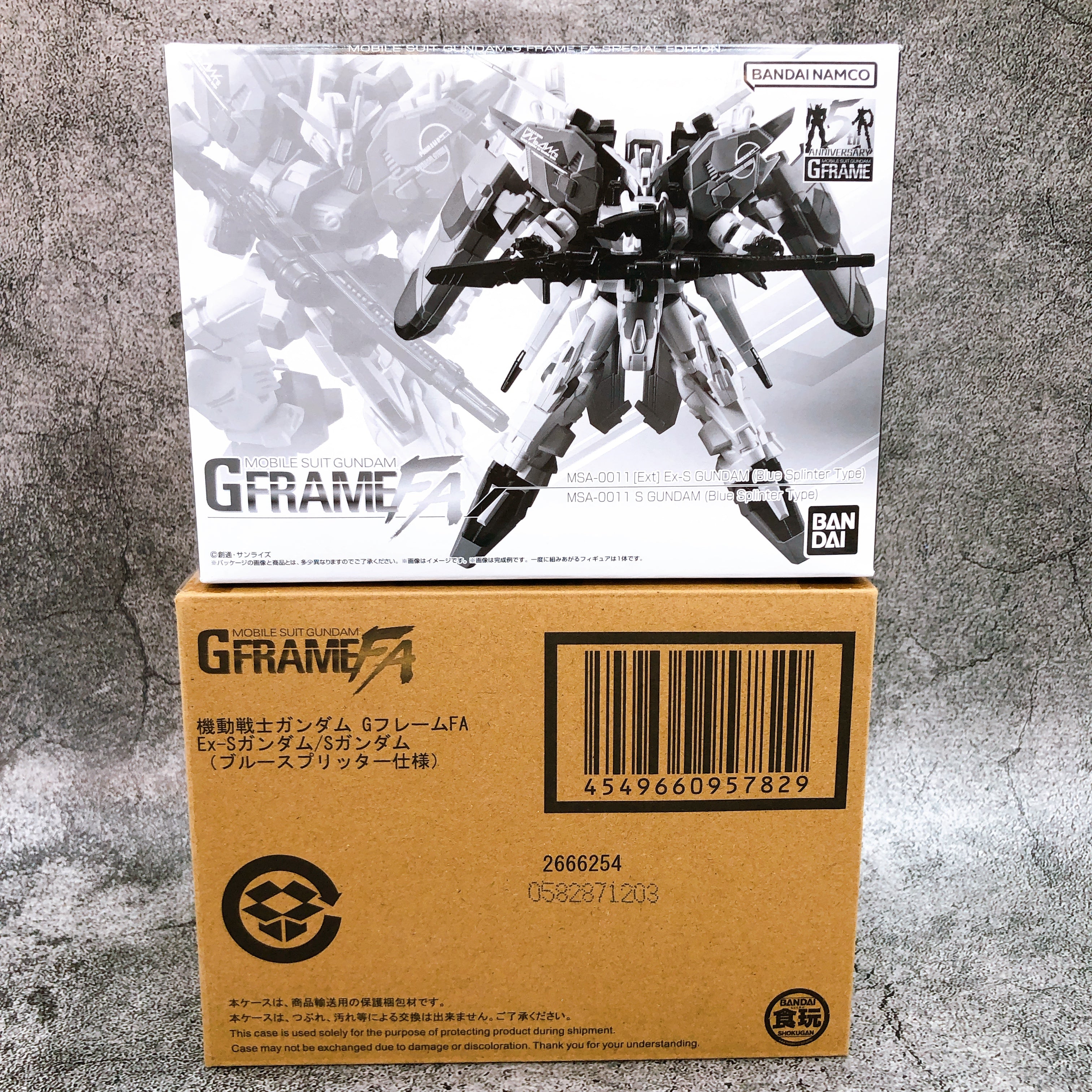 G Frame FA EX-S Gundam / S Gundam Blue Splitter Premium Bandai Figure NEW