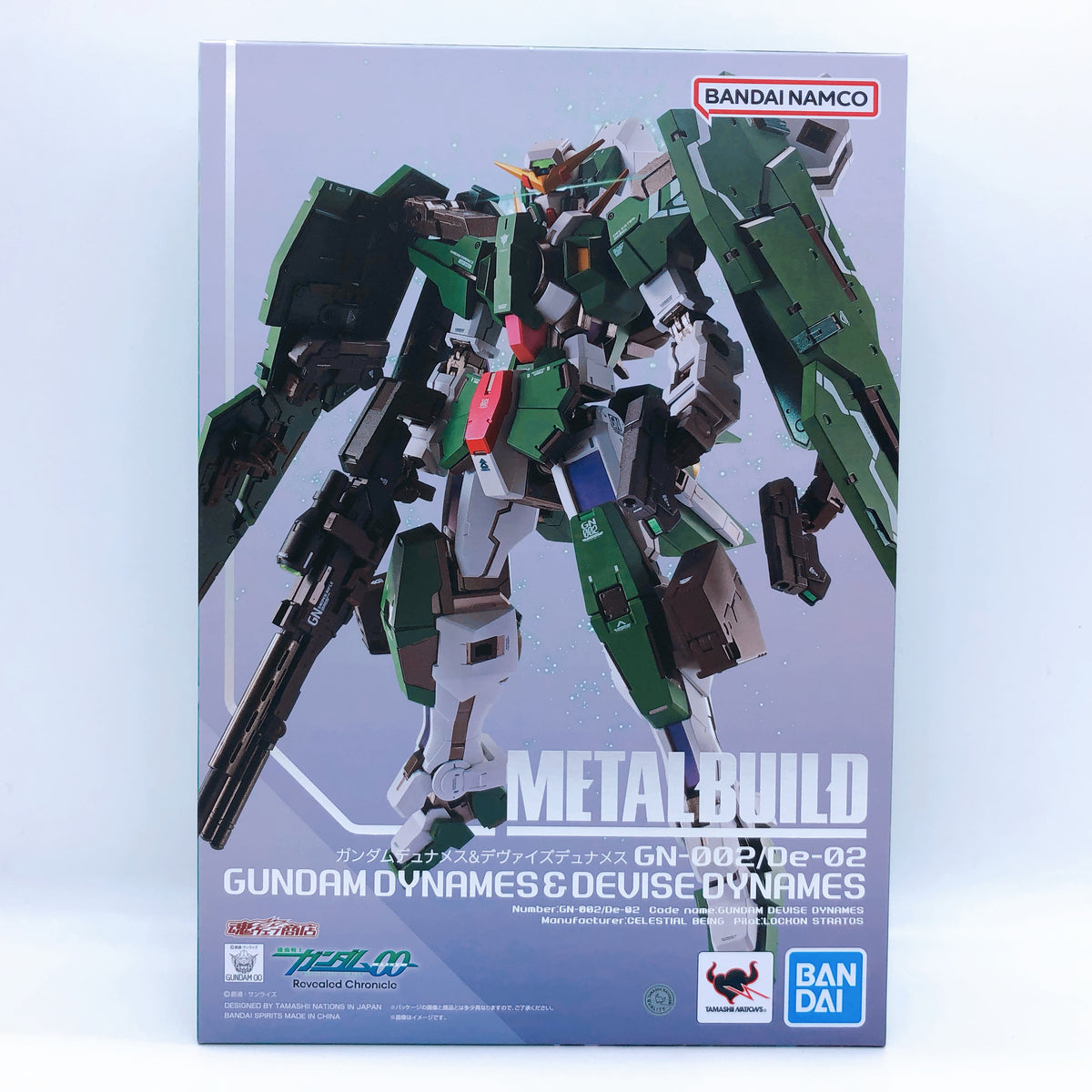 METAL BUILD Mobile Suit Gundam 00 Gundam Dynames ＆ Devise Dynames Action Figure