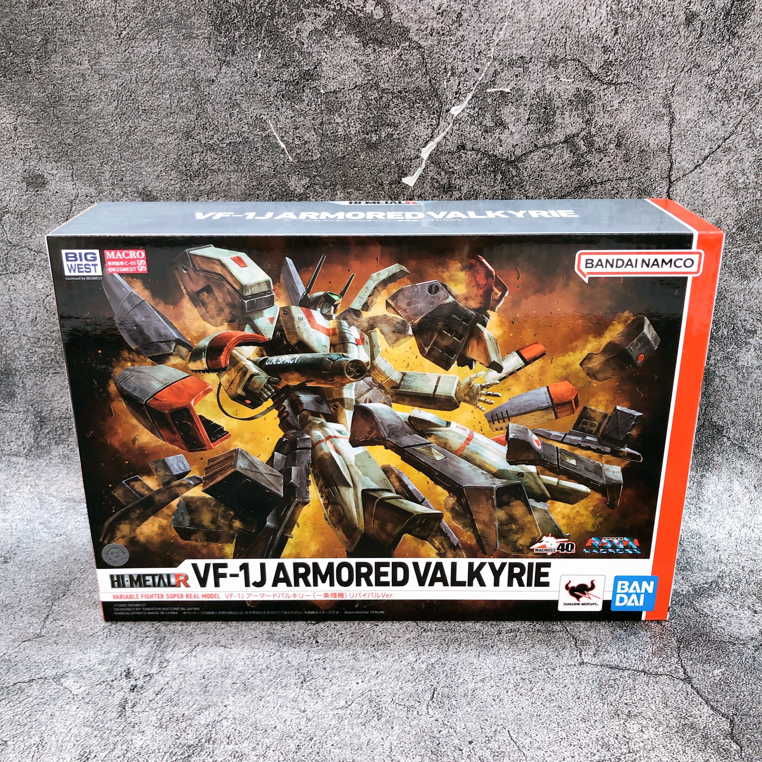 Macross VF-1J Armored Valkyrie Hikaru Ichijyou Hi-Metal R Action Figure Japan