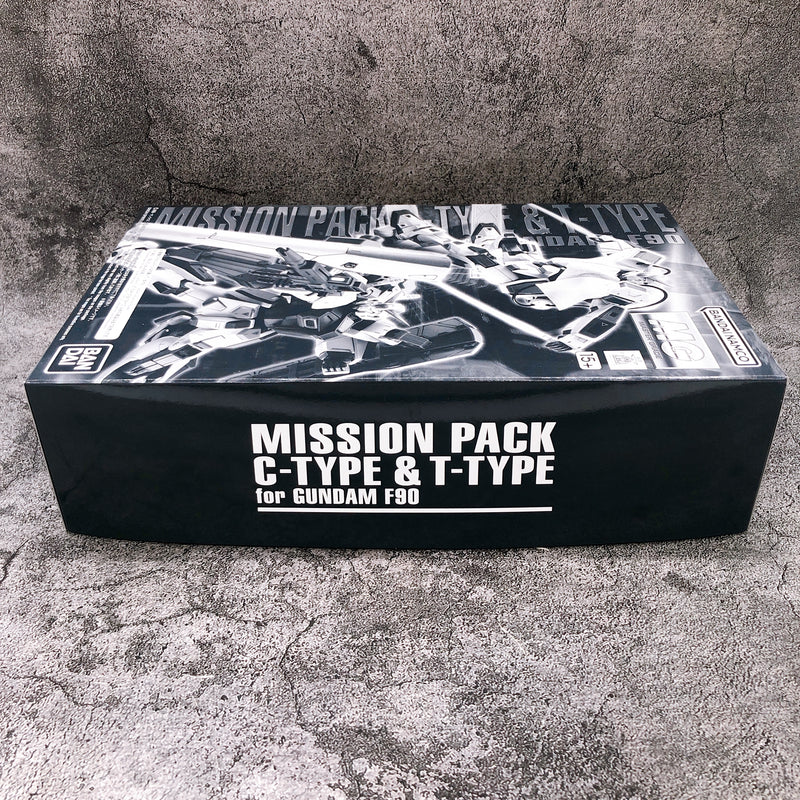 MG 1/100 Gundam F90 Mission Pack C Type & T Type Model Kit Premium Bandai NEW