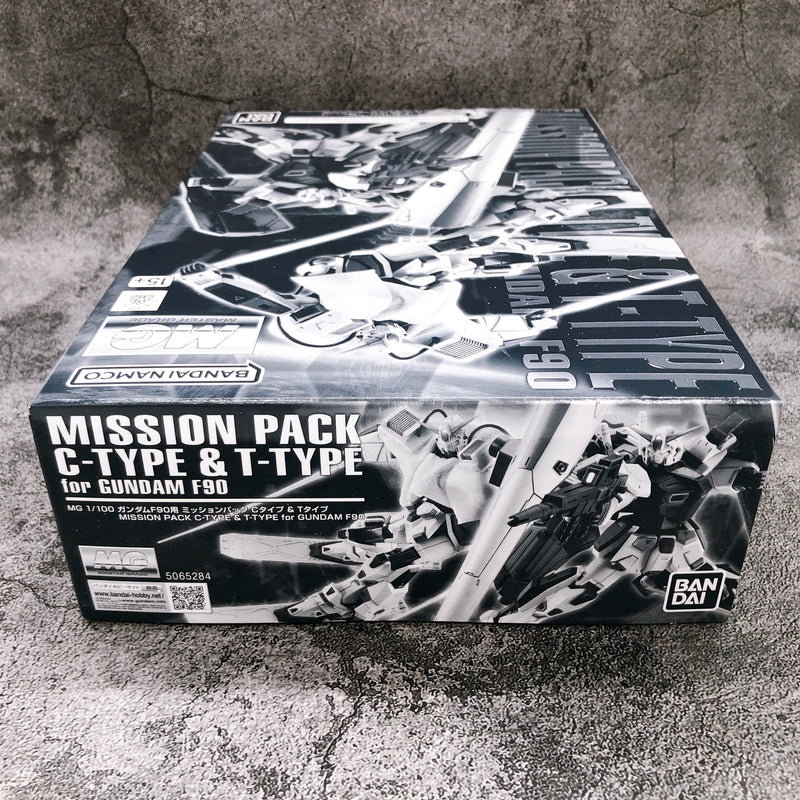 MG 1/100 Gundam F90 Mission Pack C Type & T Type Model Kit Premium Bandai NEW