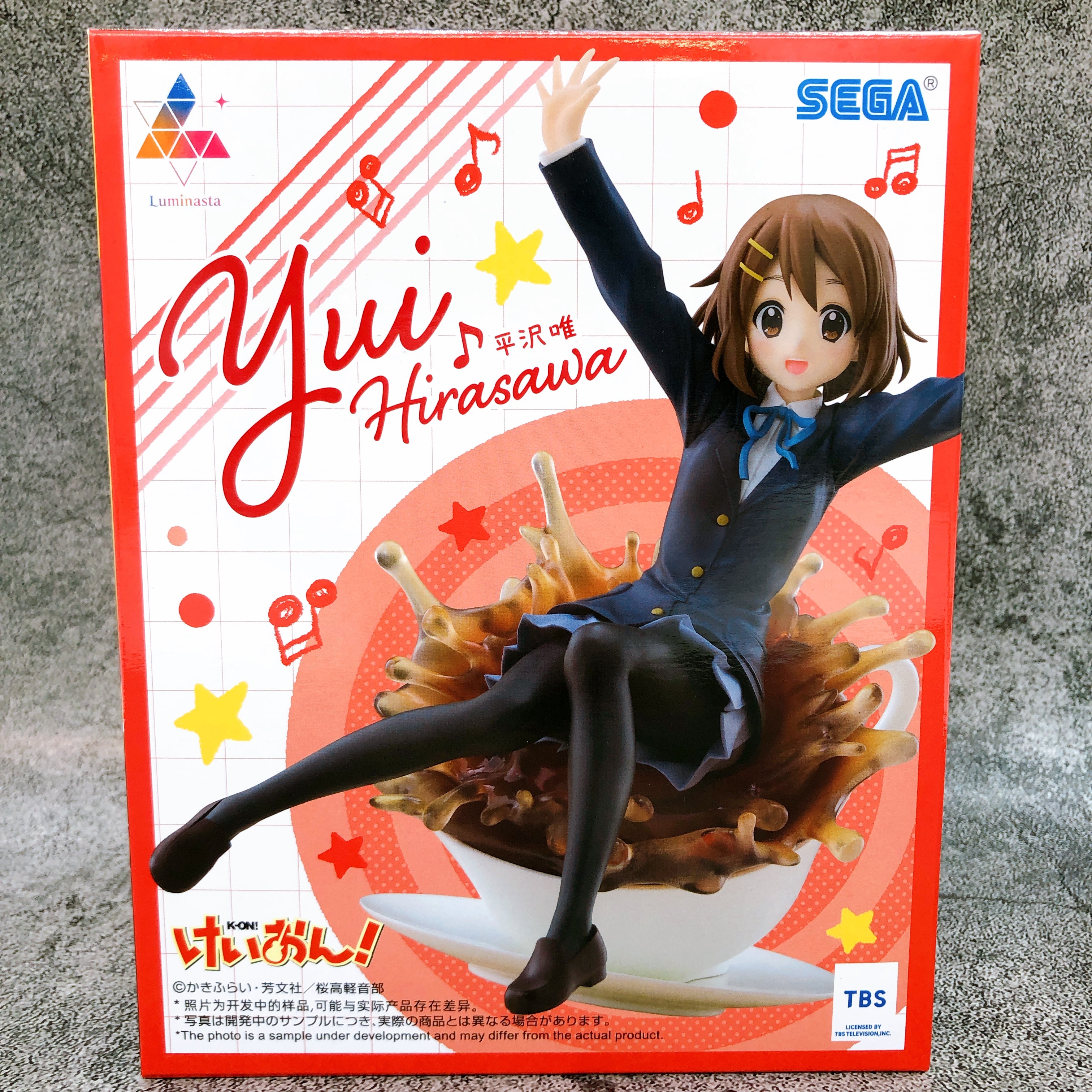 K-ON! Yui Hirasawa Luminasta Figure SEGA Japan Sealed AUTHENTIC FASTSHIP 15+