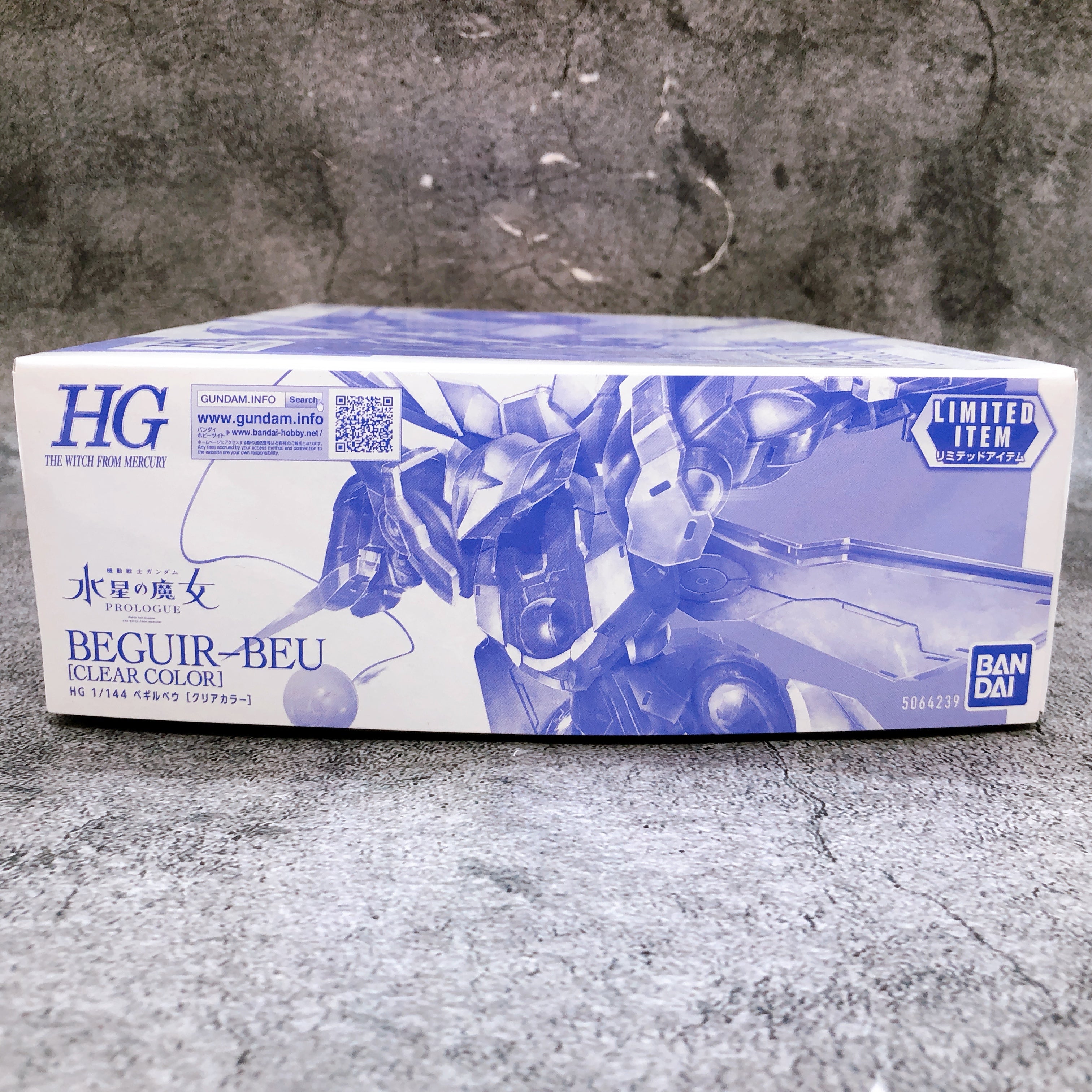 HG 1/144 Beguir-Beu Clear Color Witch from Mercury Limited Model Kit Bandai NEW