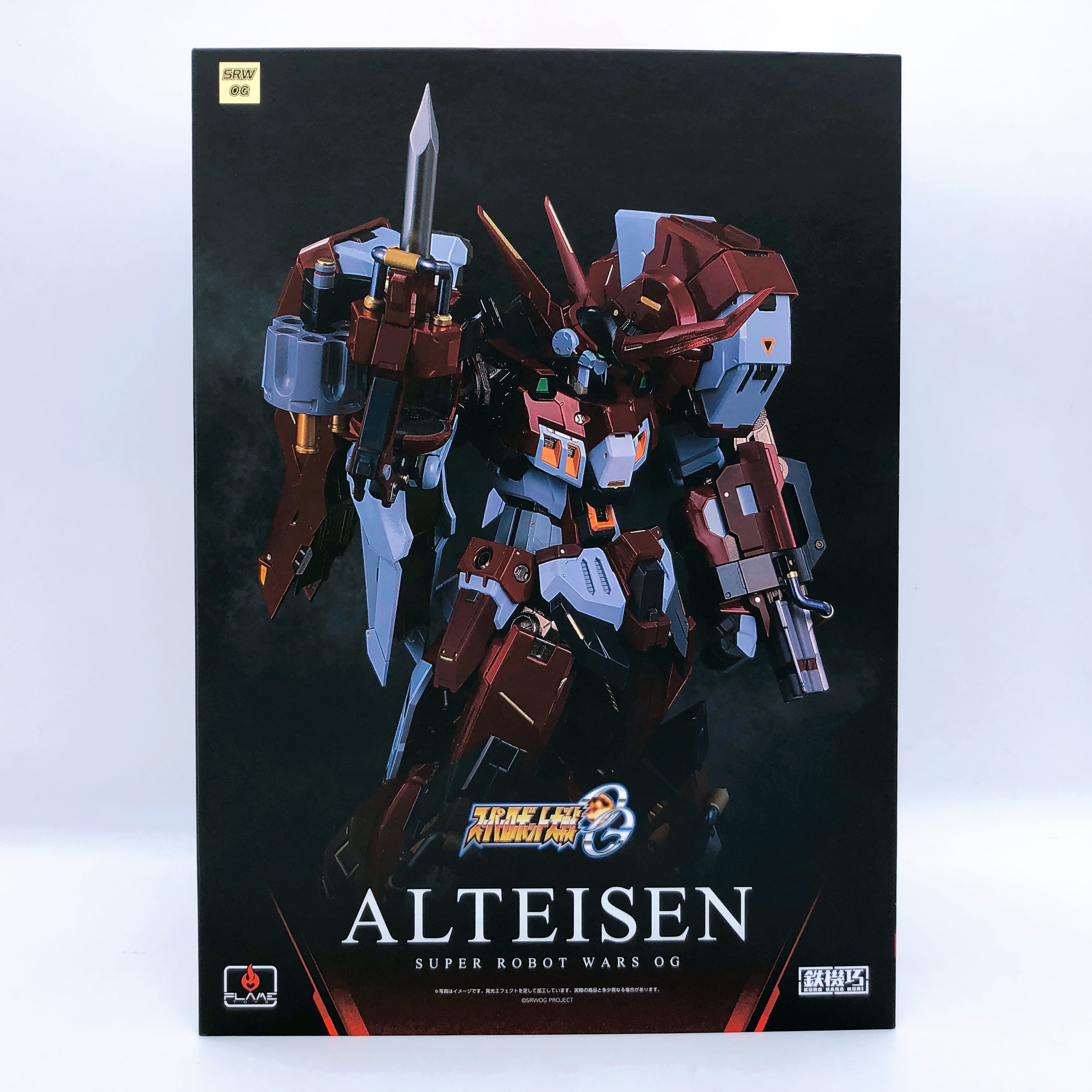 Super Robot Wars OG Alteisen Flame Toys Tekkiko Kuro Kara Kuri Action Figure 15+