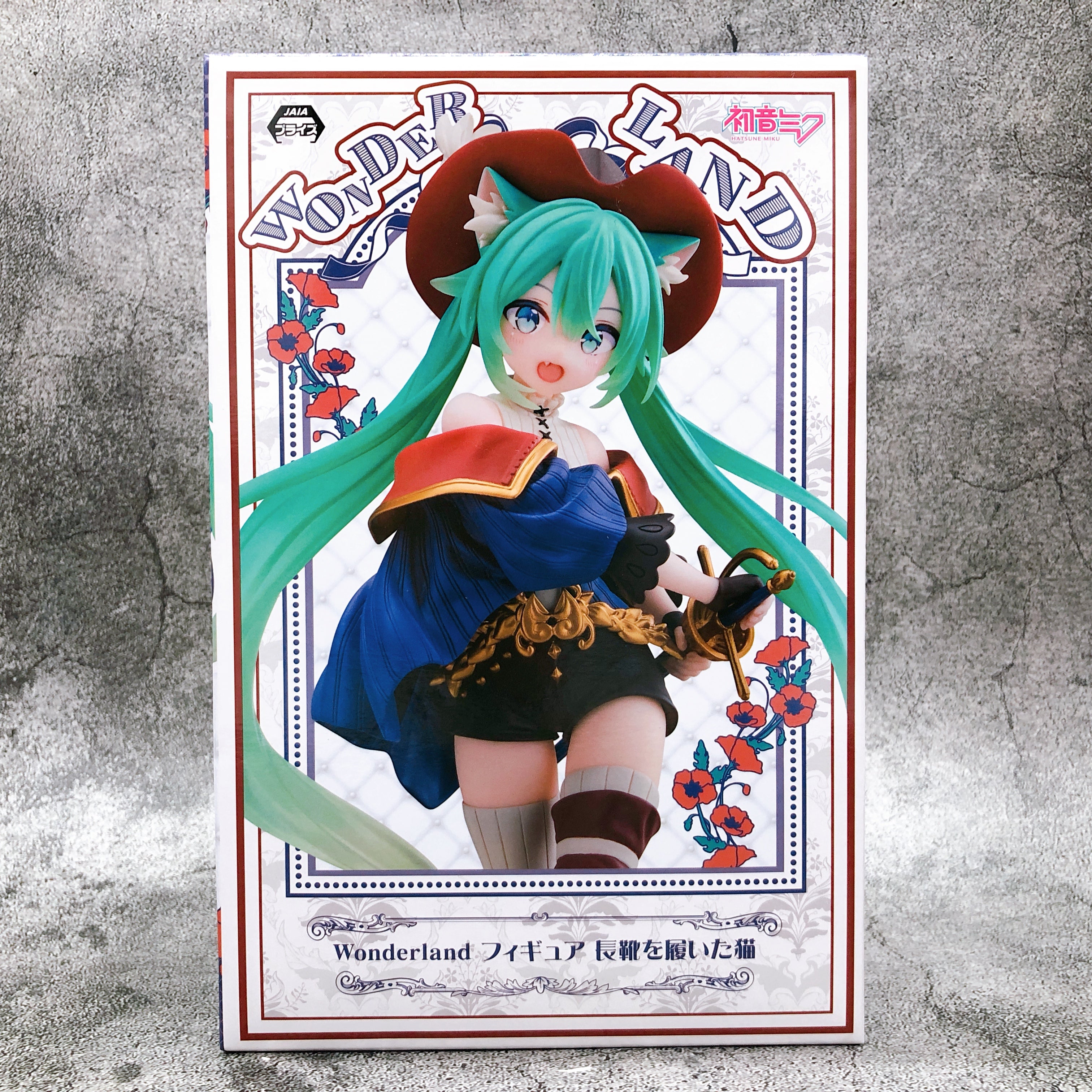 Hatsune Miku Puss in Boots Wonderland Figure Taito Japan Sealed FASTSHIP NEW