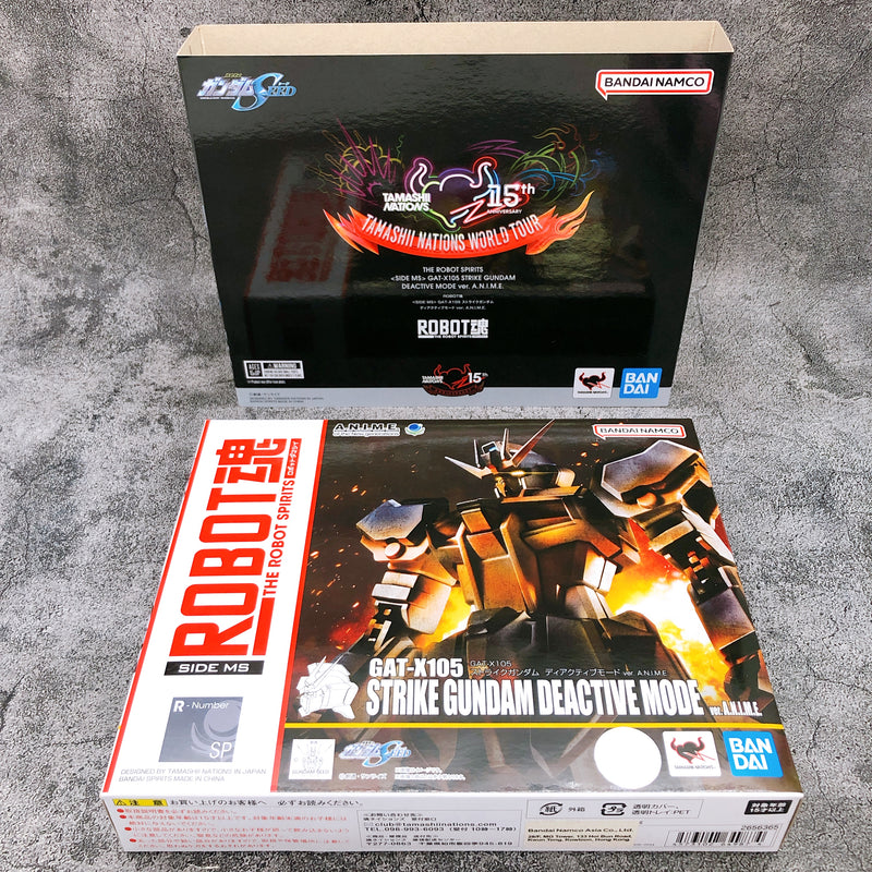 Robot Spirits GAT-X105 Strike Gundam Deactive Mode Event Exclusive Figure NEW